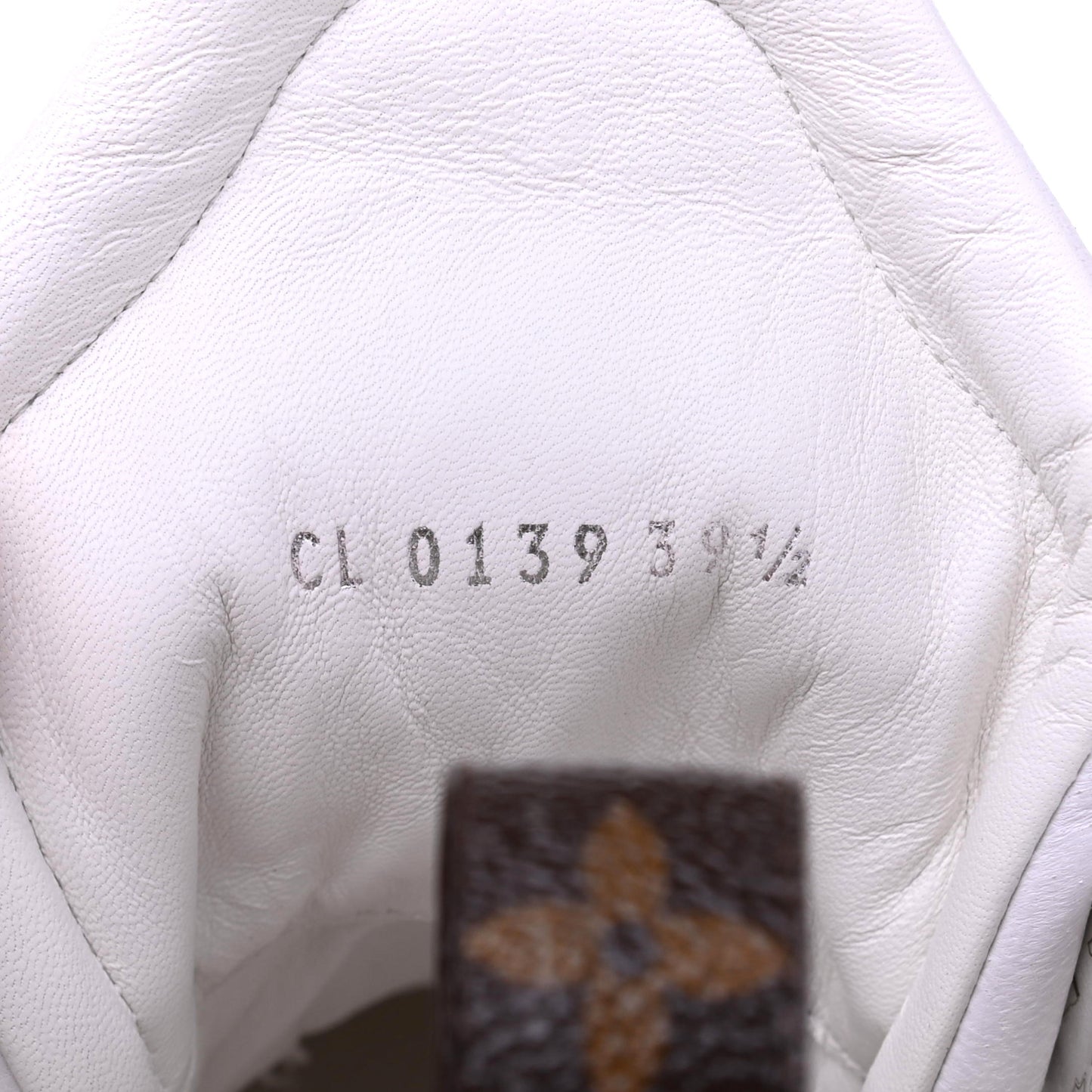 Flower Printed Calfskin Monogram LV Archlight Sneakers 39.5 Black Blue