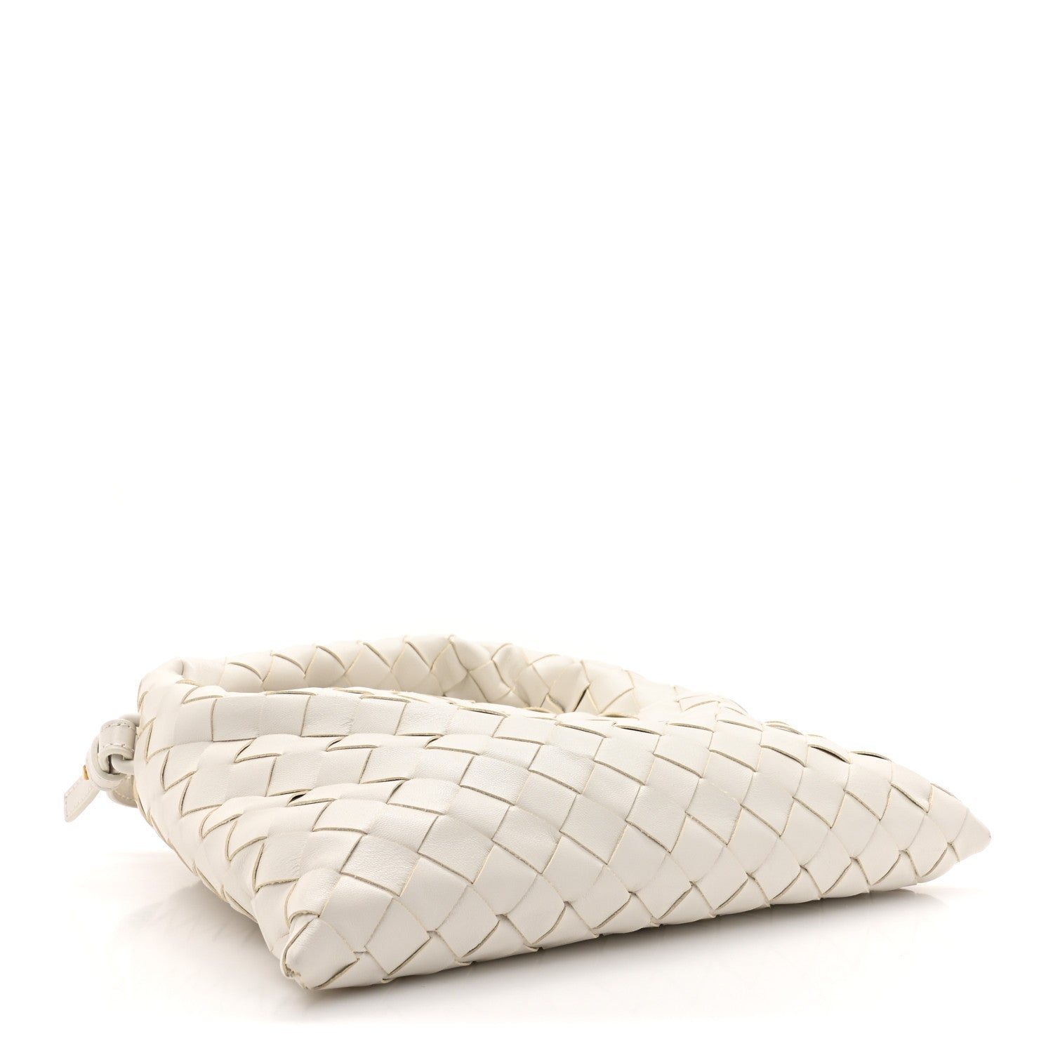 Bottega Veneta Calfskin Intrecciato Mini Hop White 4 of 10