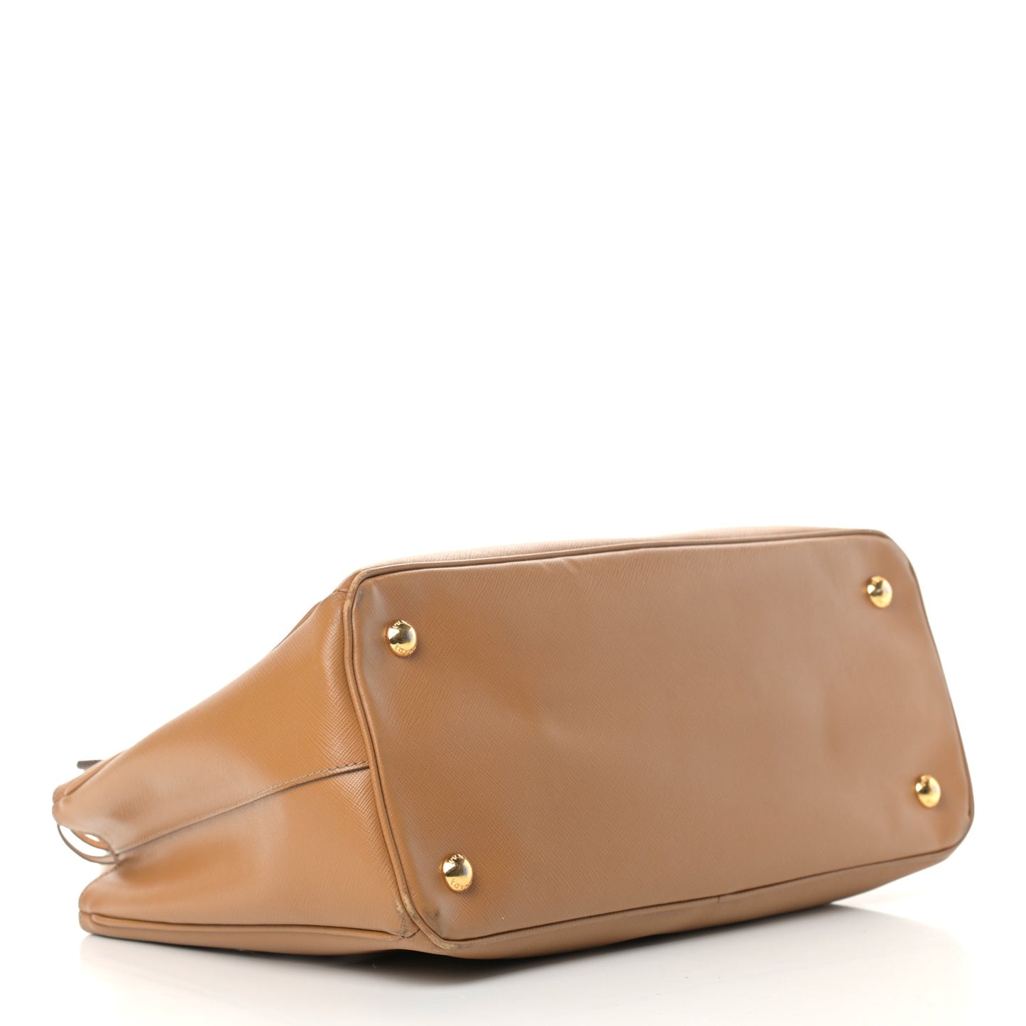 Saffiano Lux Small Tote Caramel