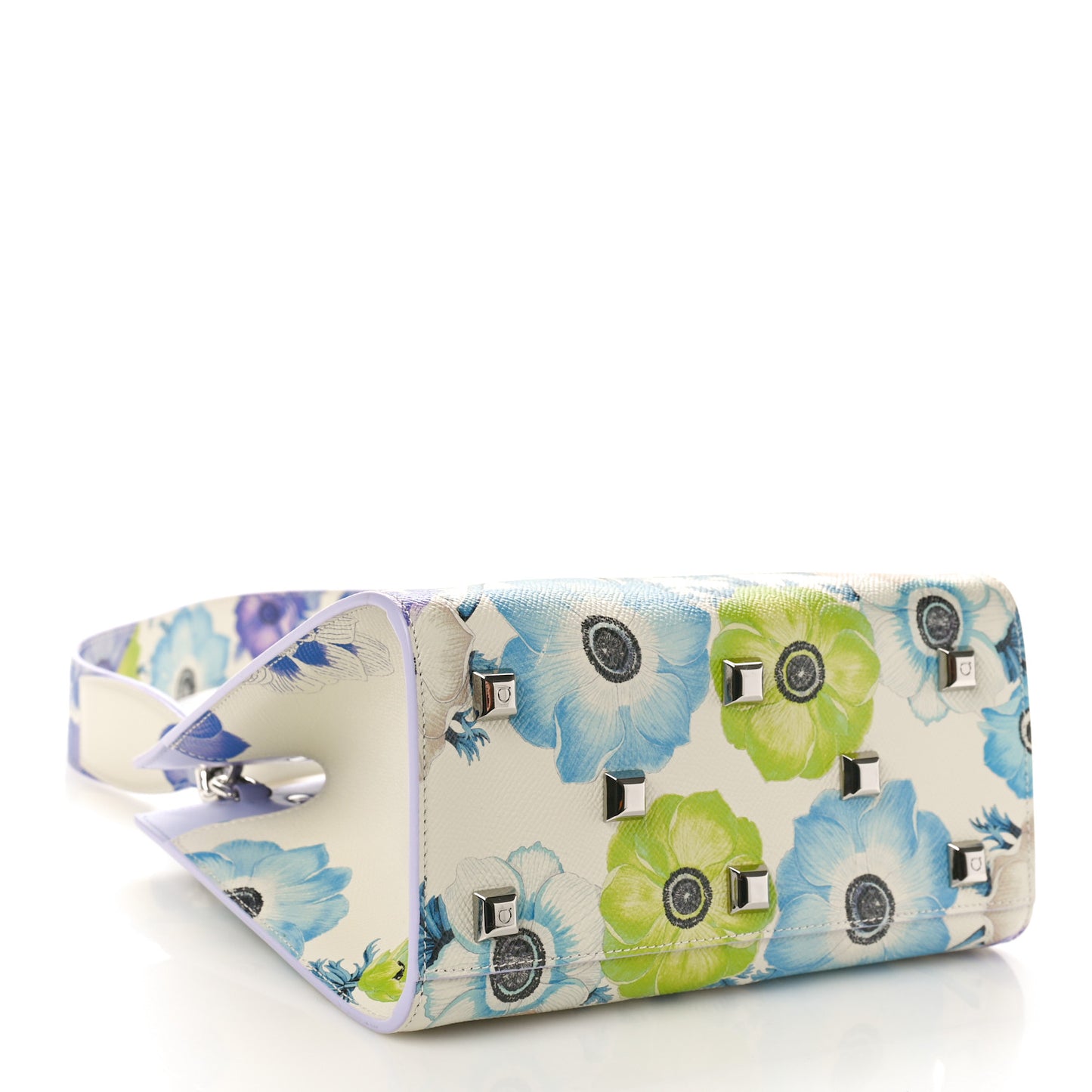 Calfskin Floral Print Small The Studio Bag Mascarpone