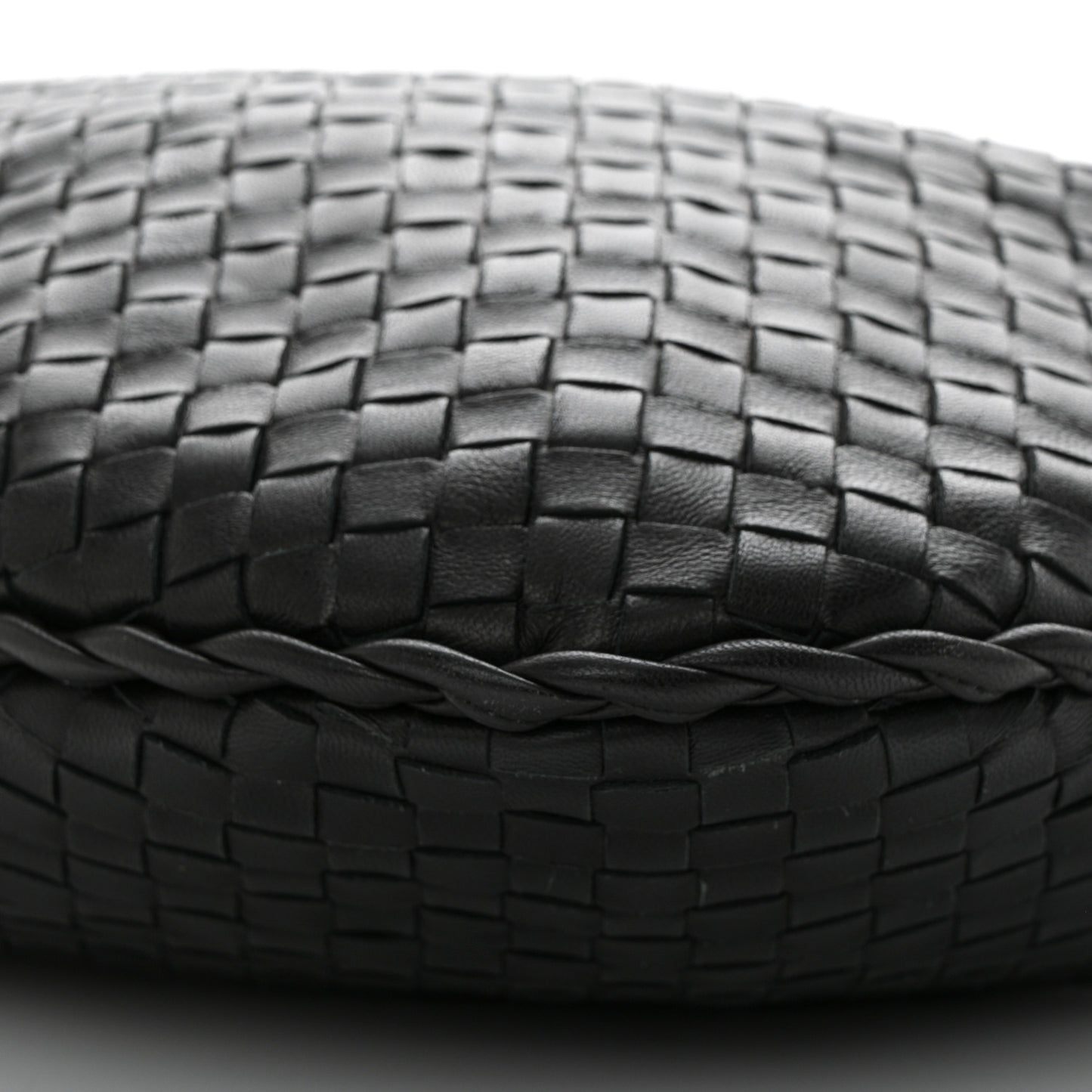 Nappa Intrecciato Medium Veneta Hobo Black