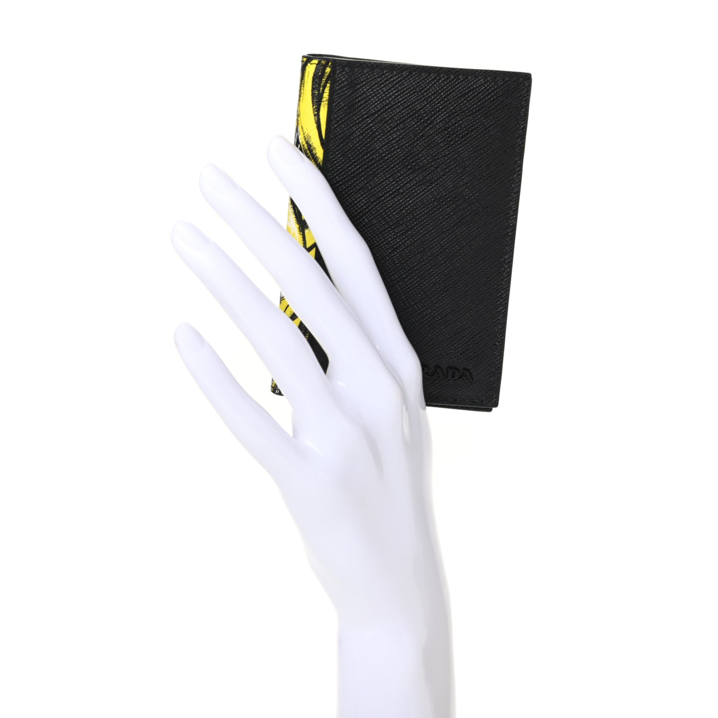 Saffiano Banana Print Wallet Giallo Dis Banana