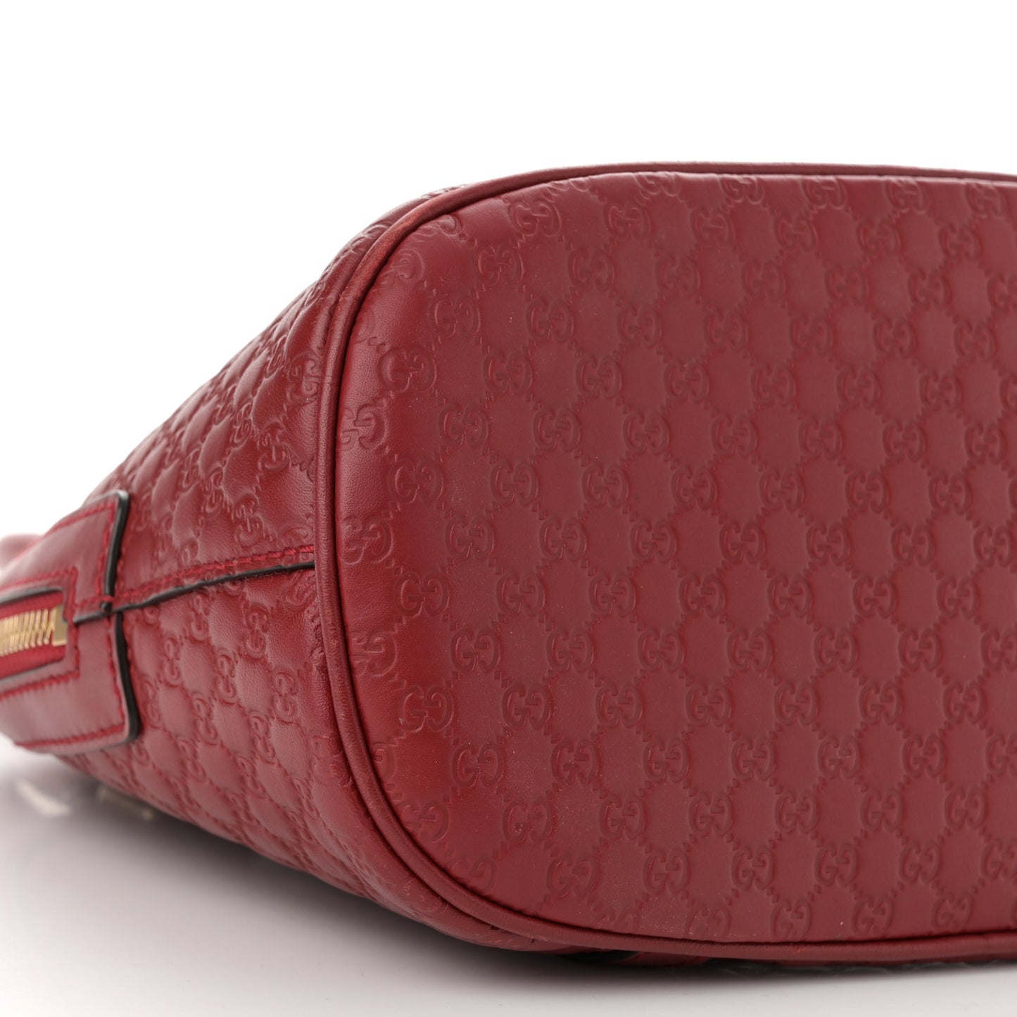 Soft Microguccissima Mini Dome Bag Rosso