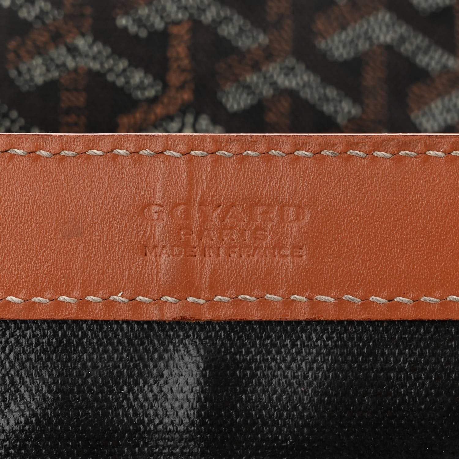 Goyard Goyardine Bellechasse PM Black Gold 6 of 21