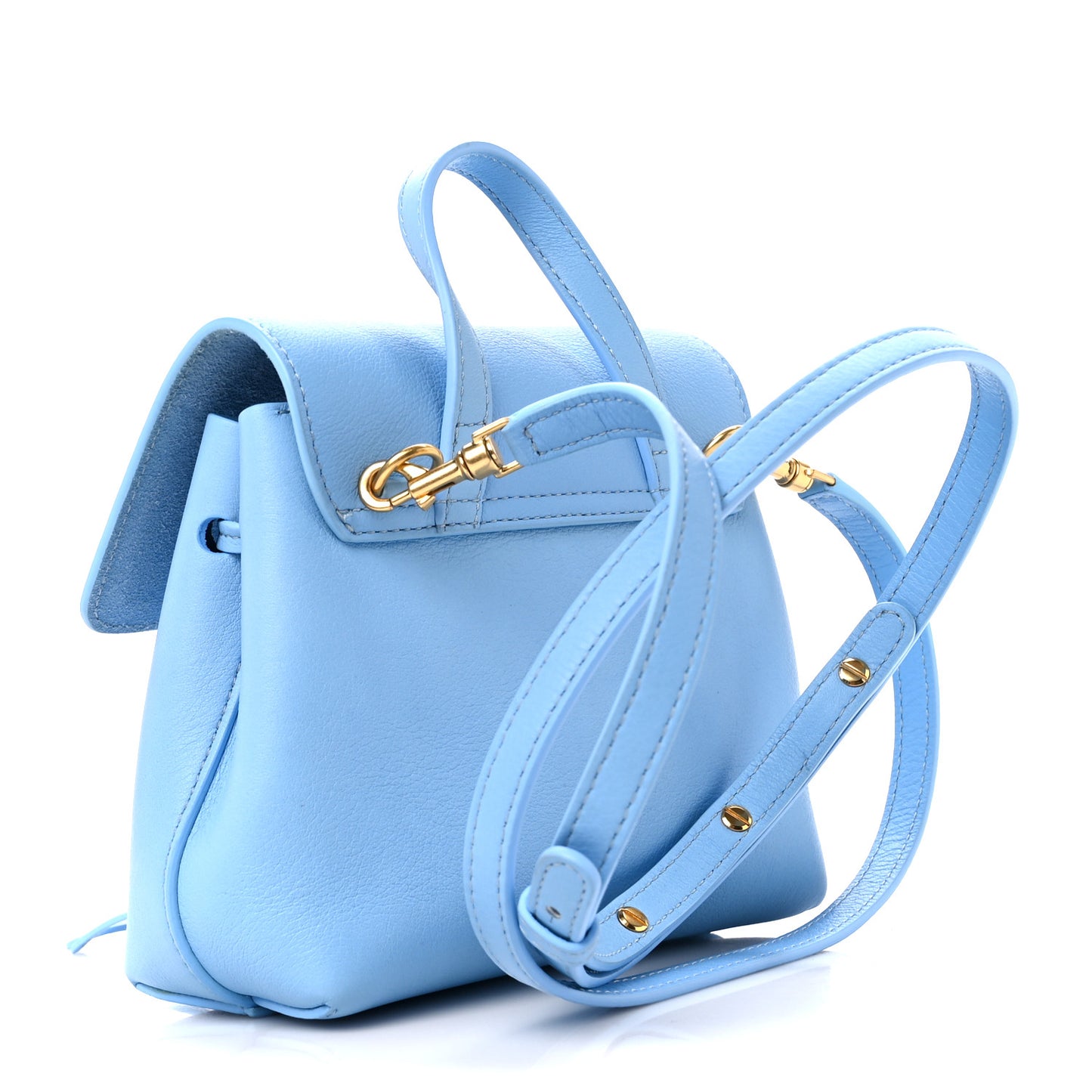 Calfskin Mini Soft Lady Bag Lago