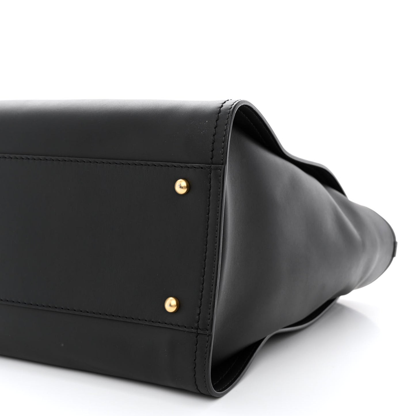 Calfskin Medium Deauville Tote Black