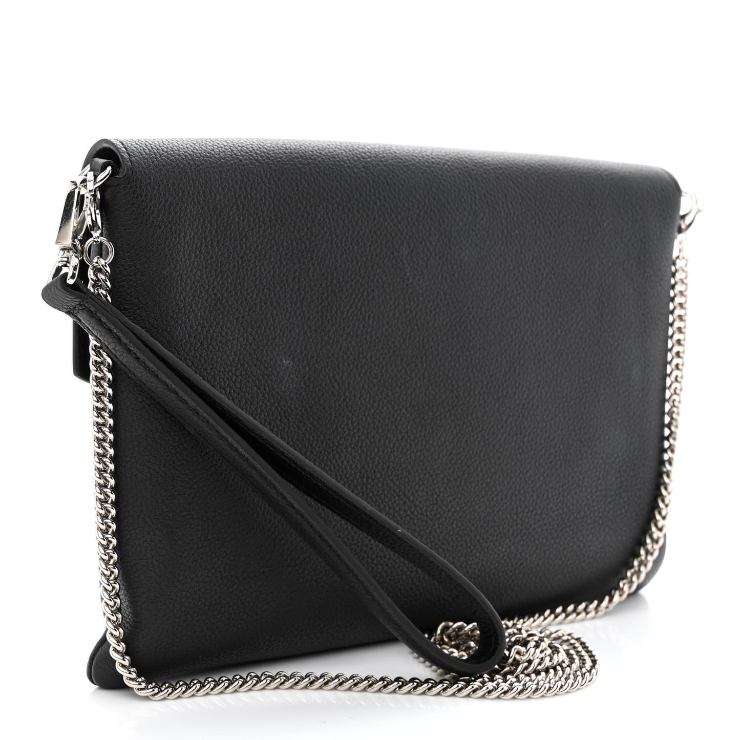 Soft Calfskin My Lockme Pochette Black