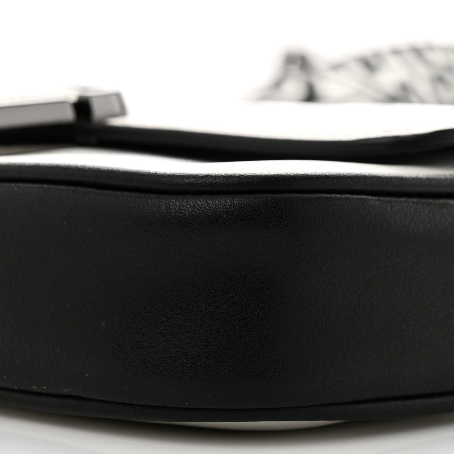 Marc Jacobs Lambskin J Marc Mini Shoulder Bag White Black 11 of 12