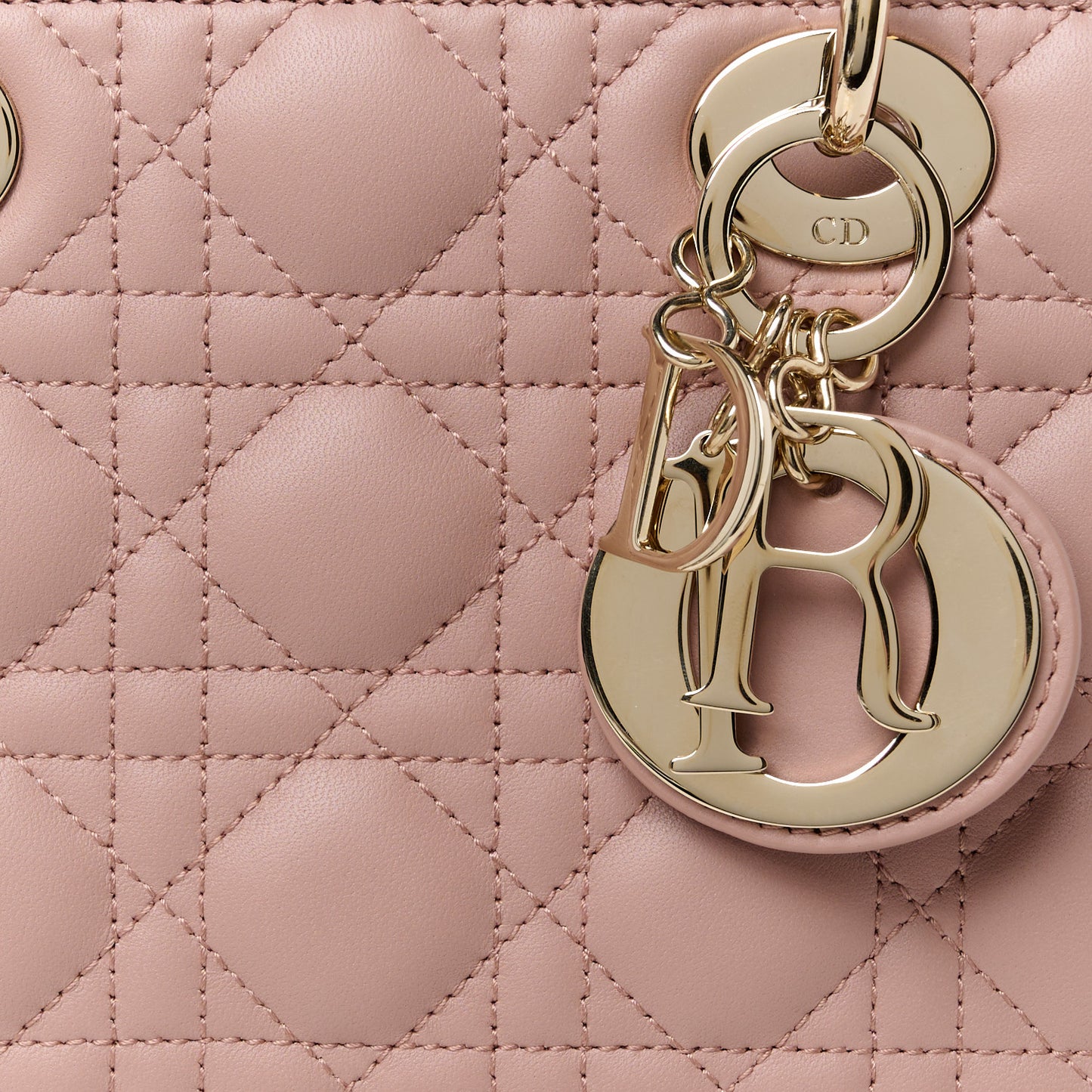 Lambskin Cannage Small My ABCDior Lady Dior Blush