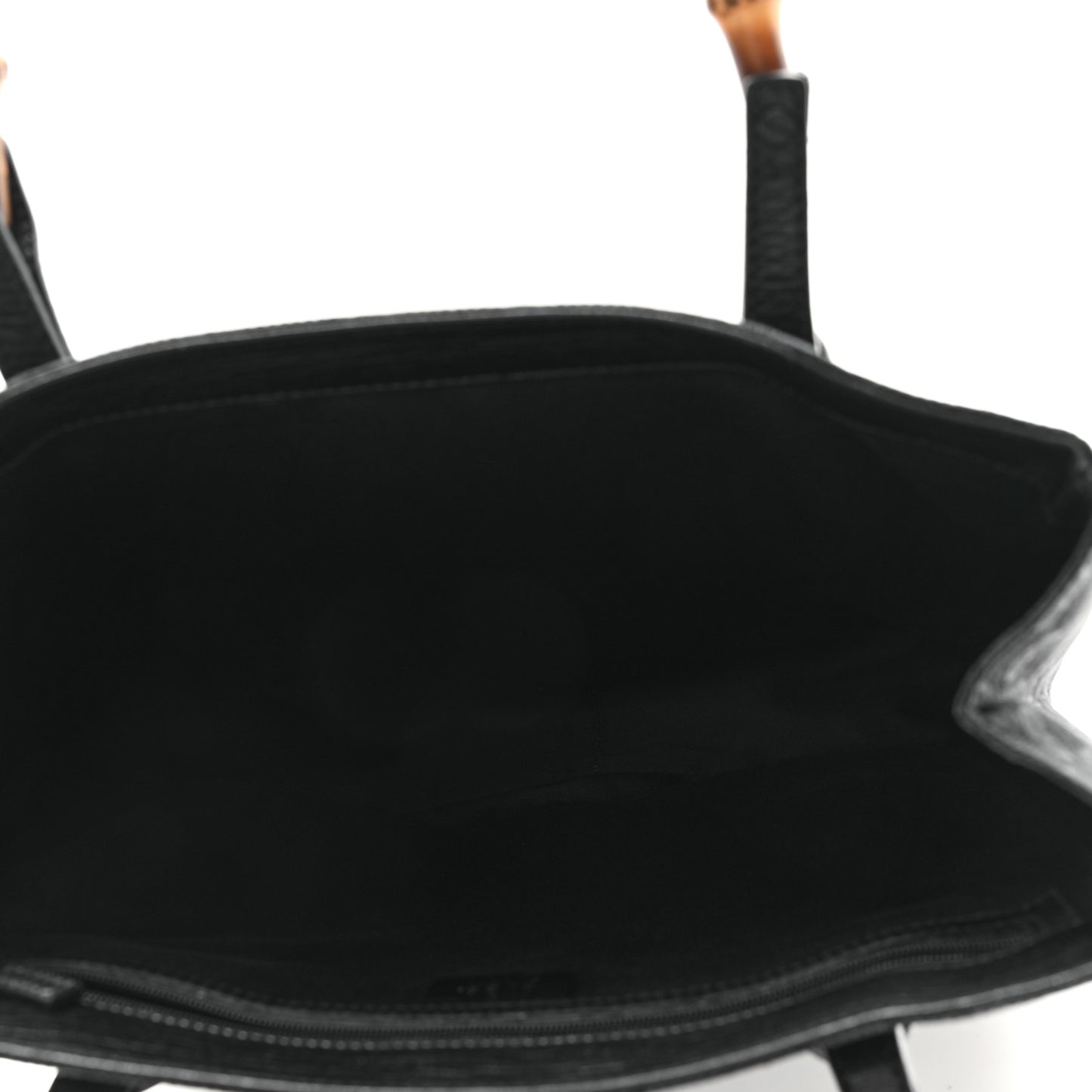 Monogram Bamboo Handle Bag Black