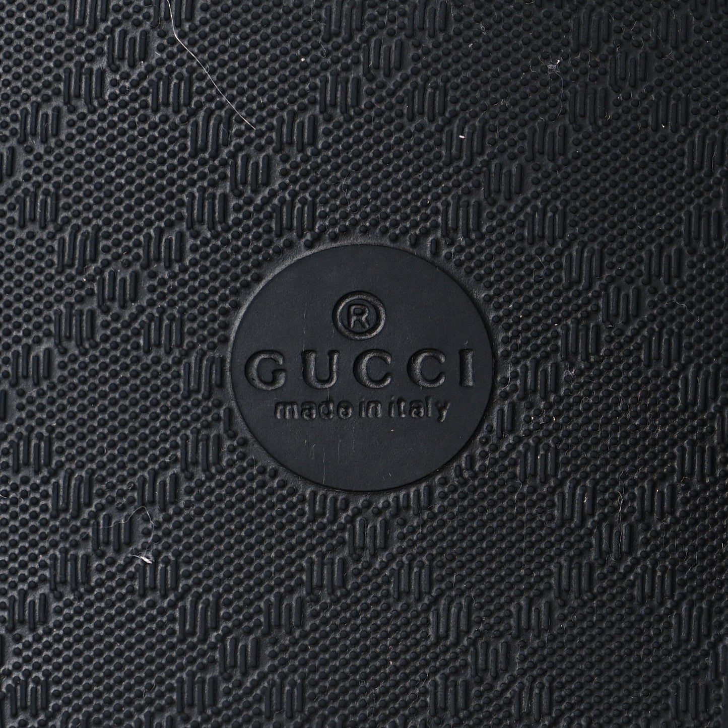 Nappa Matelasse Rubber Mens GG Marmont Slide Sandals 38 Black