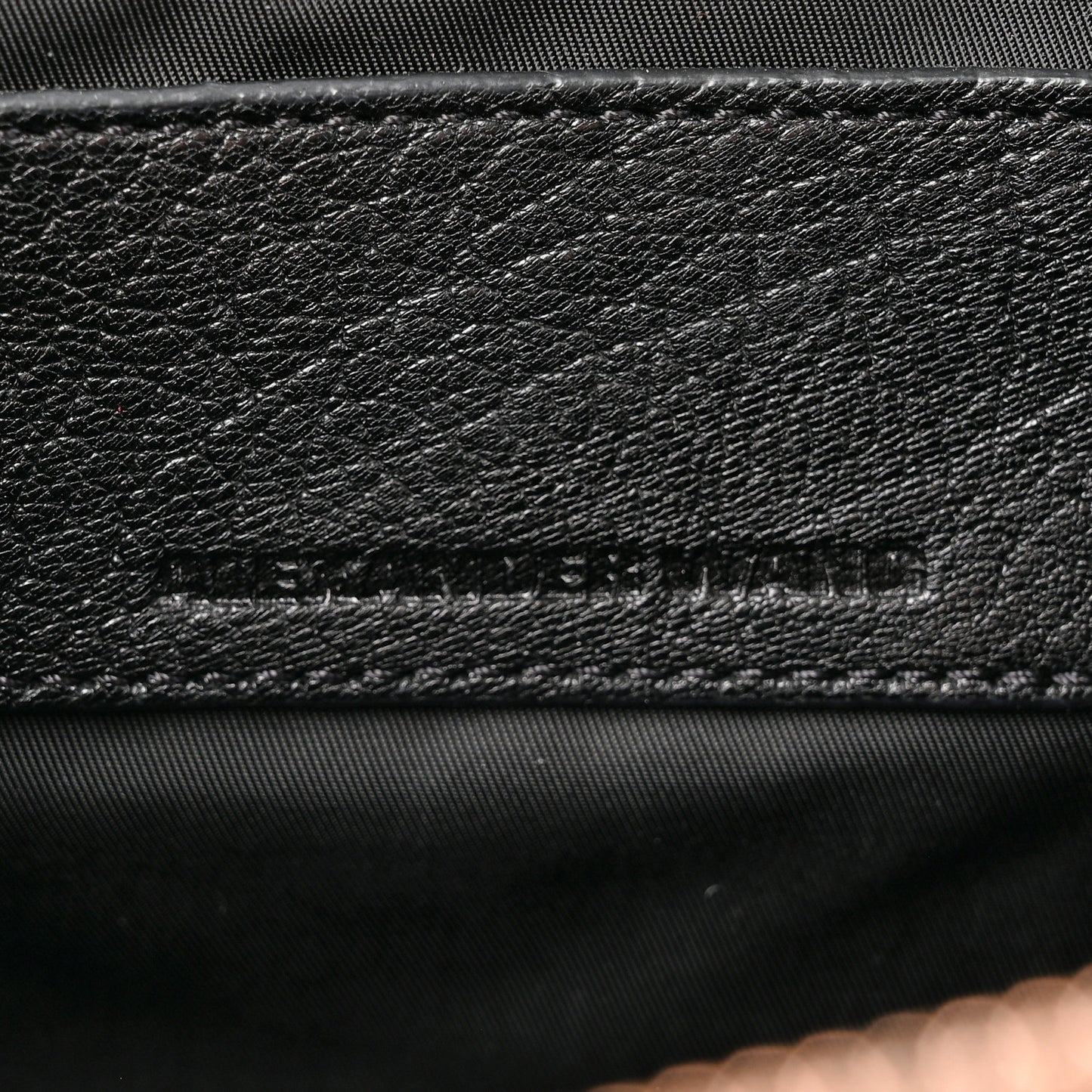 Pebbled Lambskin Rocco Black Rose Gold Hardware