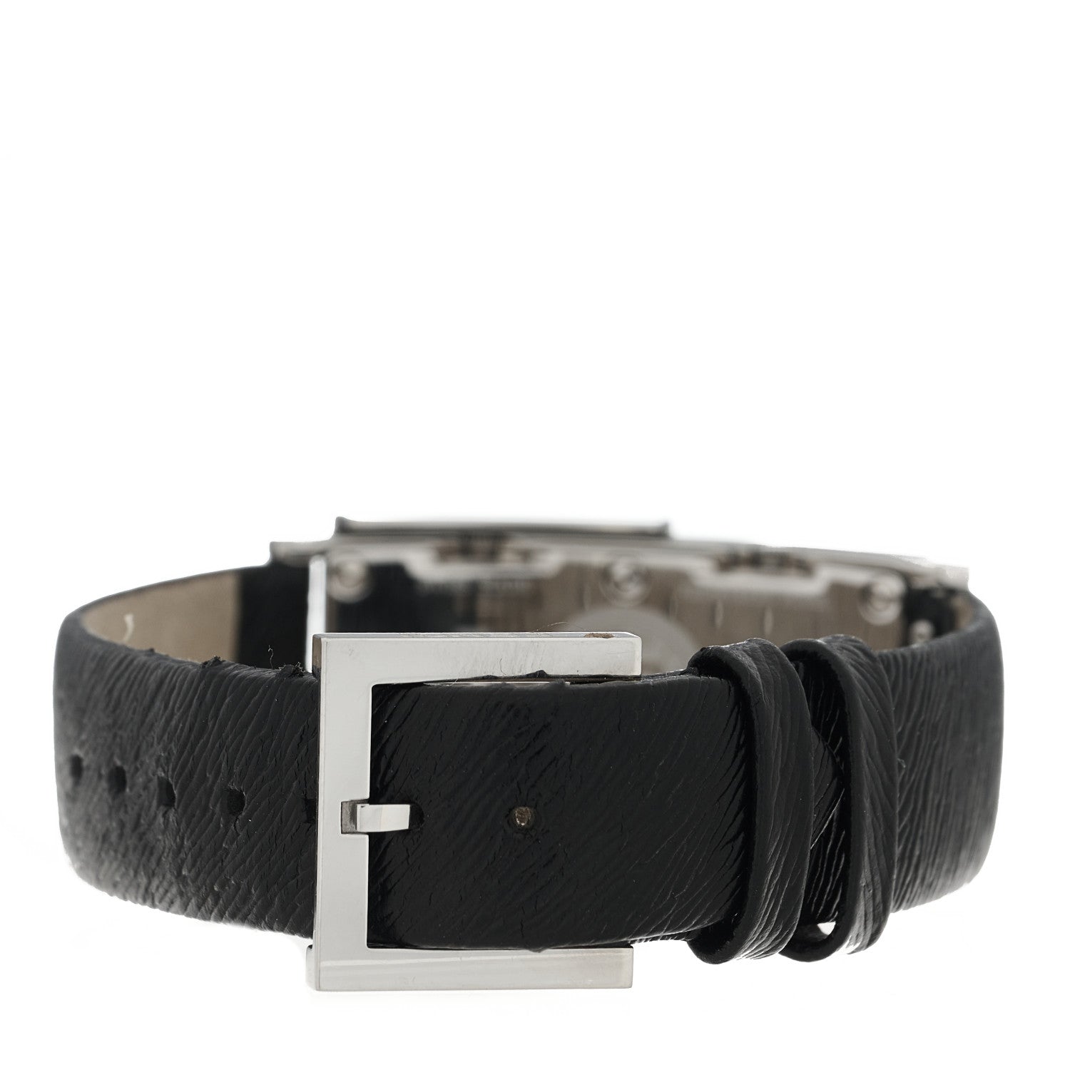 Fendi Stainless Steel Calfskin 20mm 5500L Quartz Watch Black 4 of 5