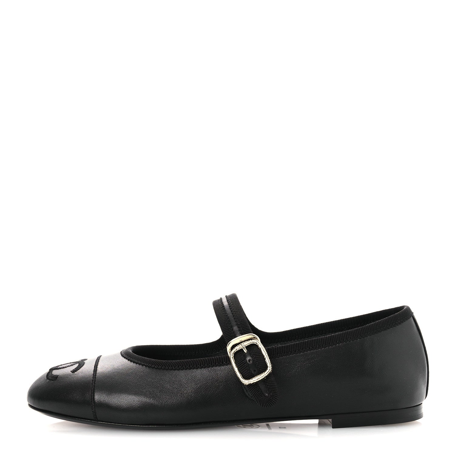 Chanel Lambskin Mary Jane Flats 37 Black 1823481 – FASHIONPHILE