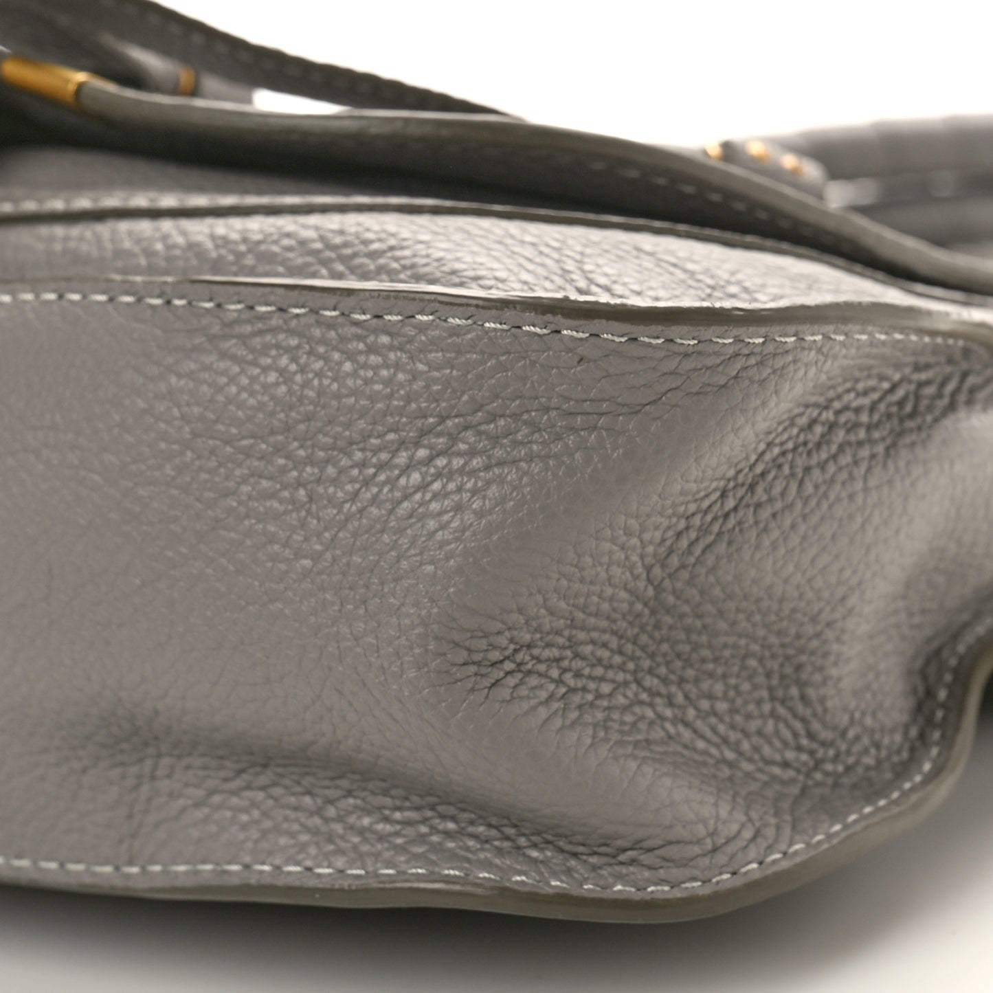 Calfskin Small Marcie Satchel Cashmere Grey