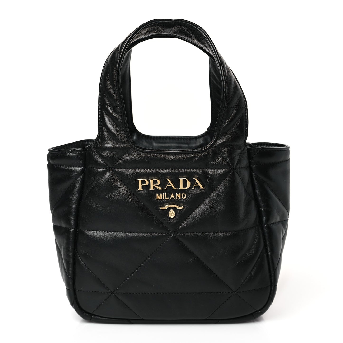 Nappa Quilted Dynamique Tote Black