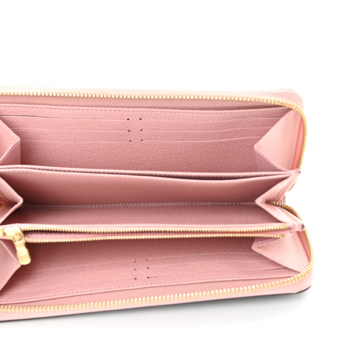 Monogram Pompon Zippy Wallet Rose Ballerine