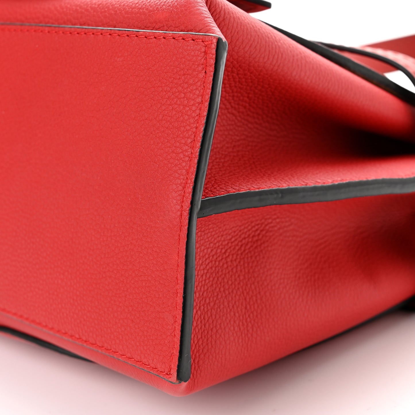 Calfskin Small Gate Tote Scarlet Red