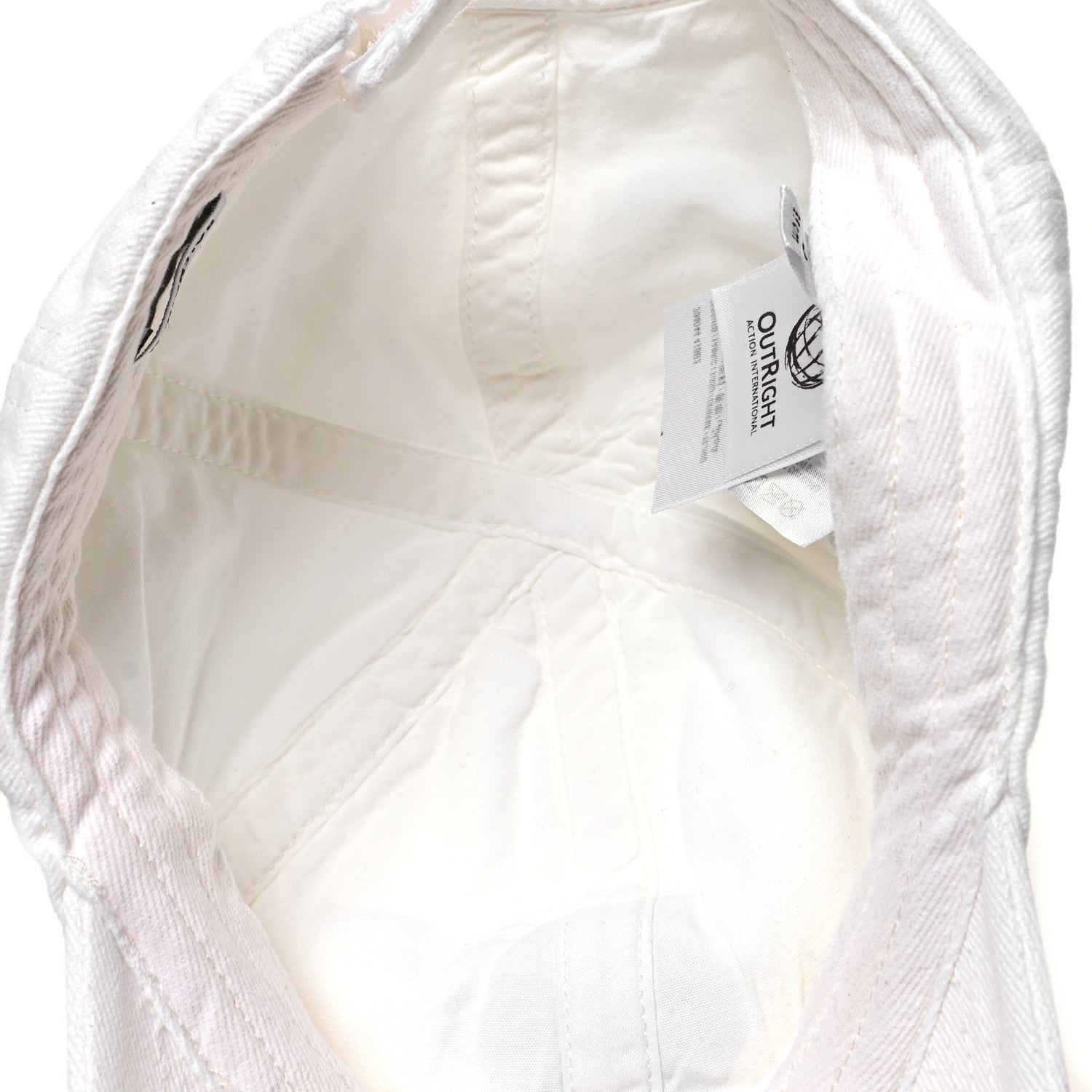Balenciaga Cotton Drill Pride Cap Hat L White 7 of 10