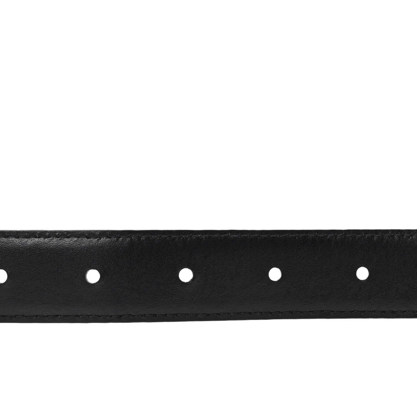Taurillon Calfskin Medium Triomphe Belt 80 32 Black