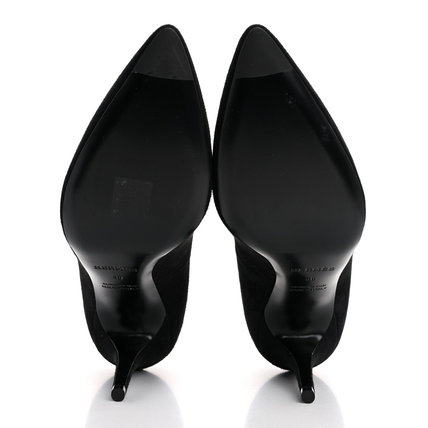 Suede Goatskin Victoire 90 Pumps 38 Black