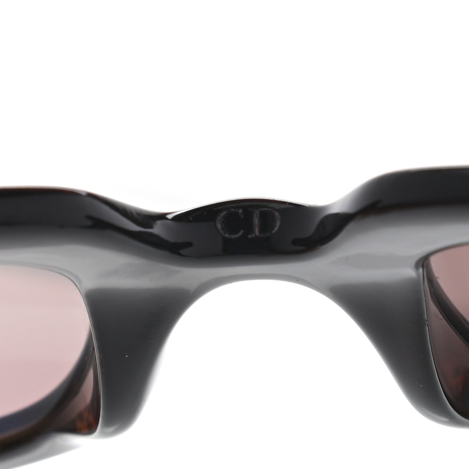 Christian Dior Acetate DDiorF Cat Eye Sunglasses Brown 10 of 10