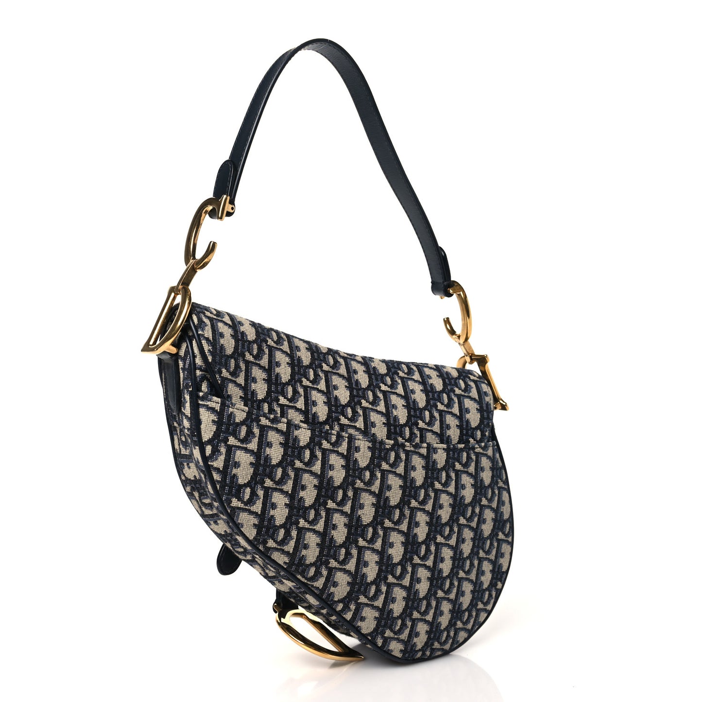 Oblique Saddle Bag Blue