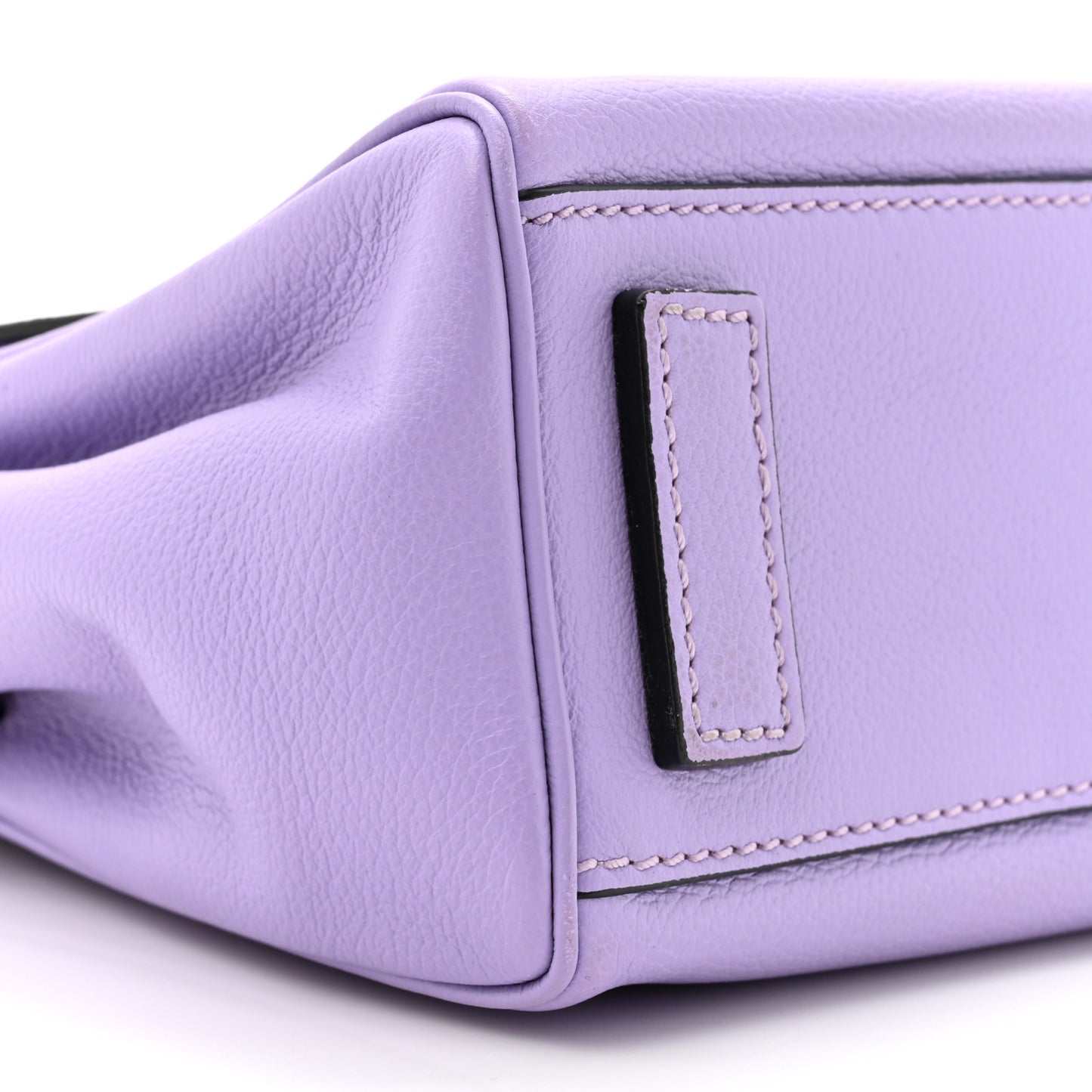 Calfskin Medusa Small Top Handle Handbag Lilac