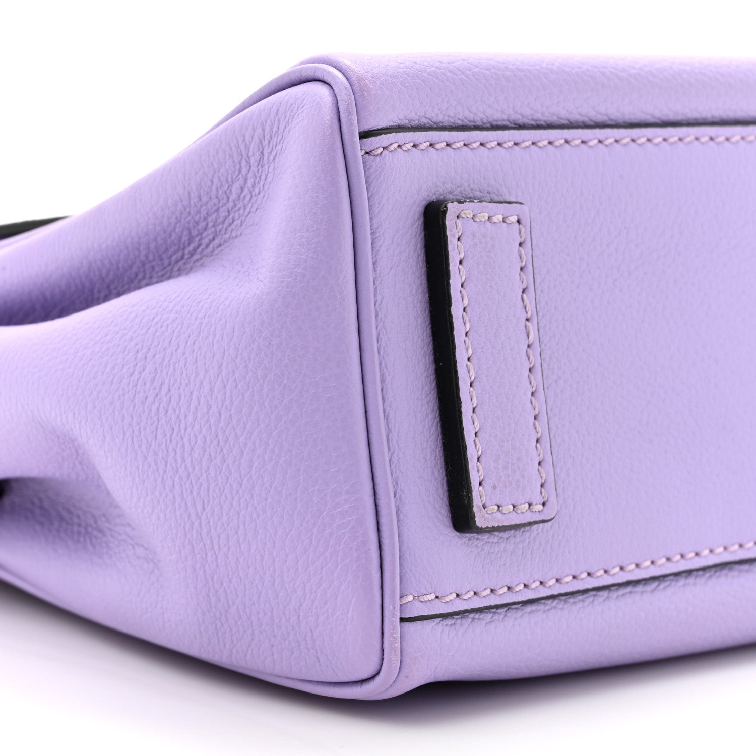 Versace Calfskin Medusa Small Top Handle Handbag Lilac 9 of 17