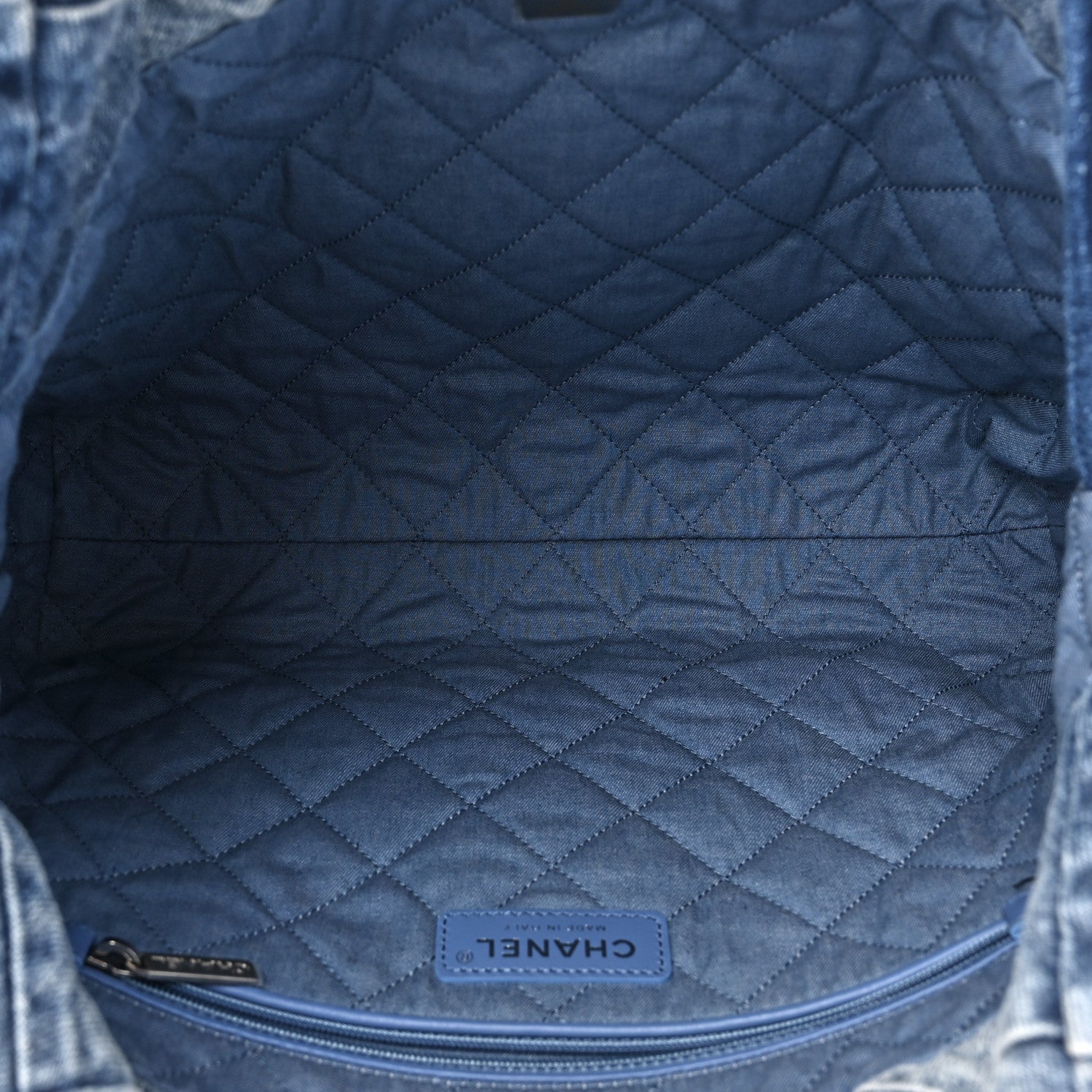 Chanel Denim Quilted Small Chanel 22 Blue 6 of 12