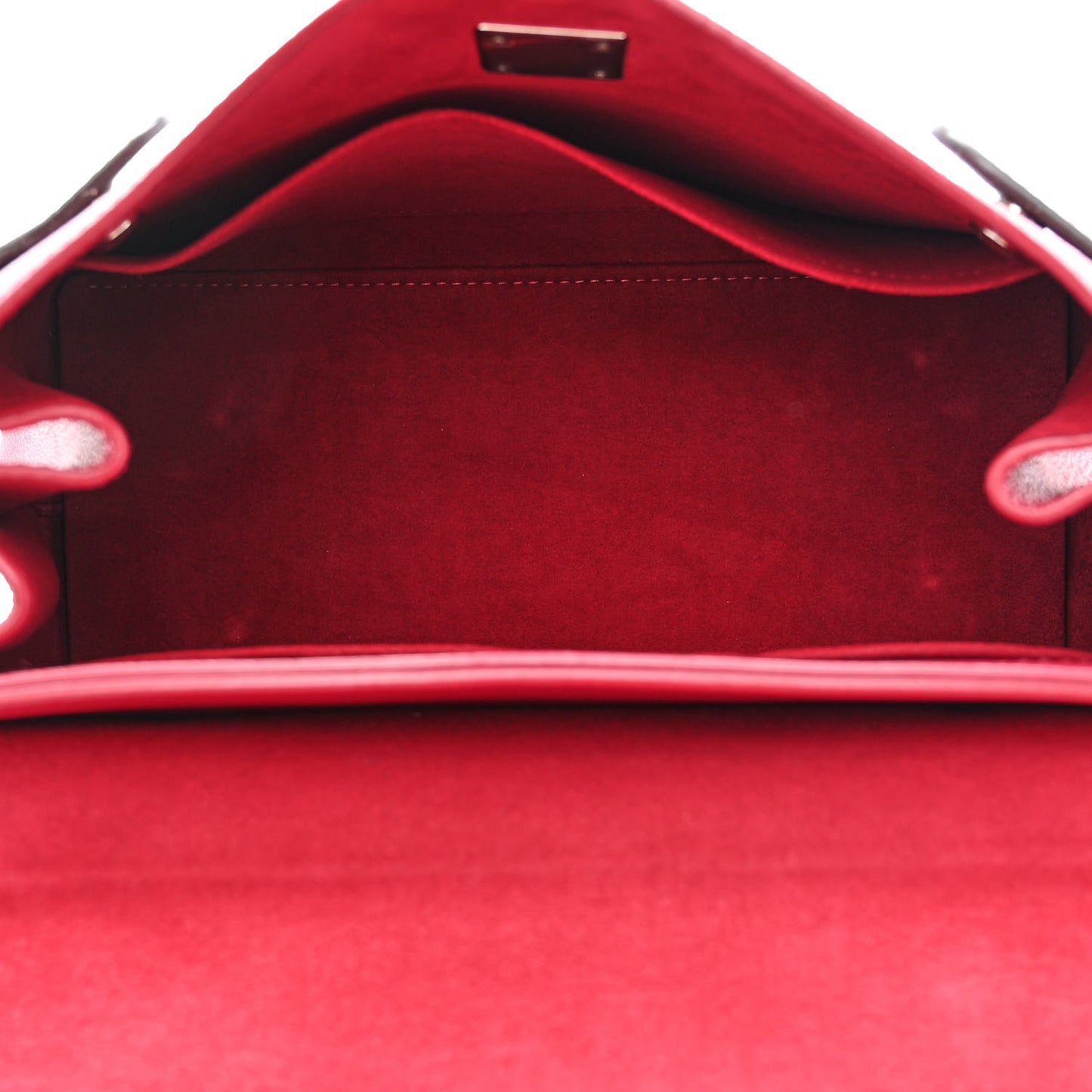 Soft Calfskin Lockme Ever Lie De Vin Etain Creme