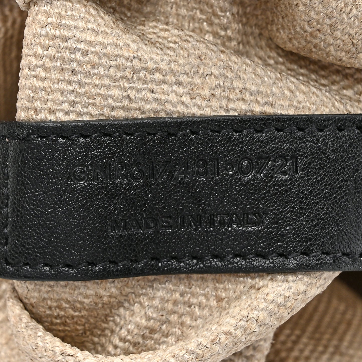 Linen Calfskin Small Rive Gauche Tote Optic White