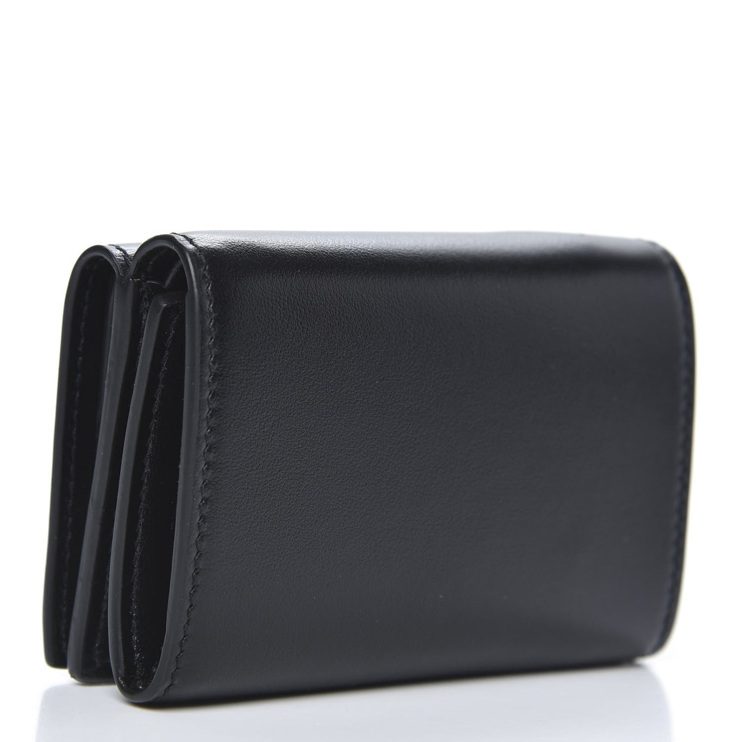 Smooth Calfskin Business Card Case Black
