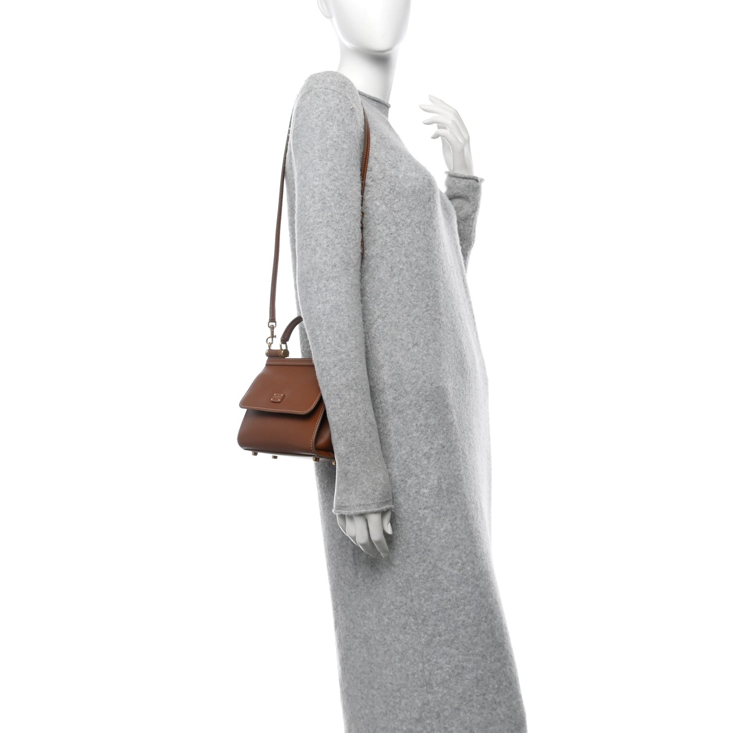 Vitello Morbido Mini Sicily 58 Bag Tan
