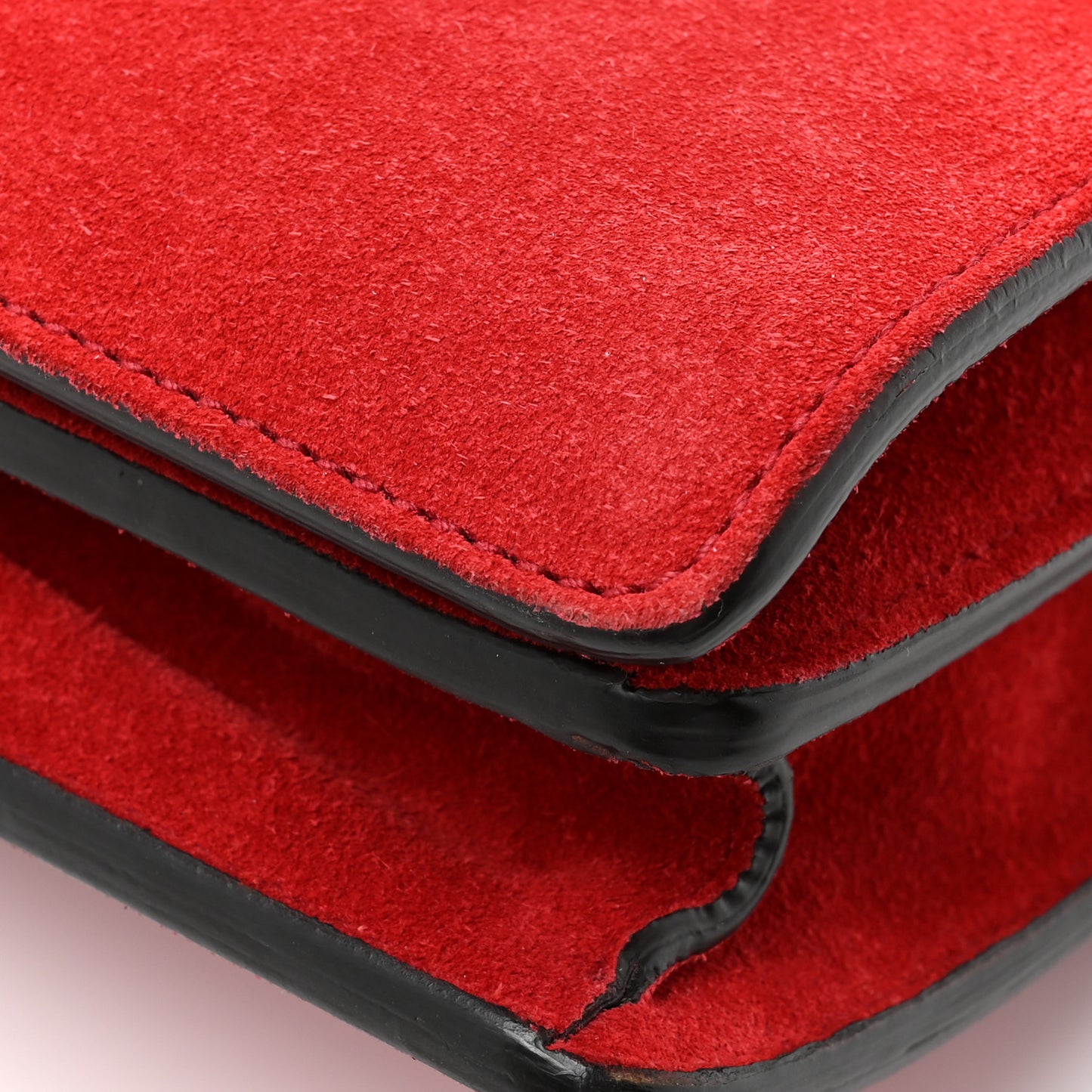 Suede Vitello Velvet Small Dionysus Shoulder Bag Vulcanic Red