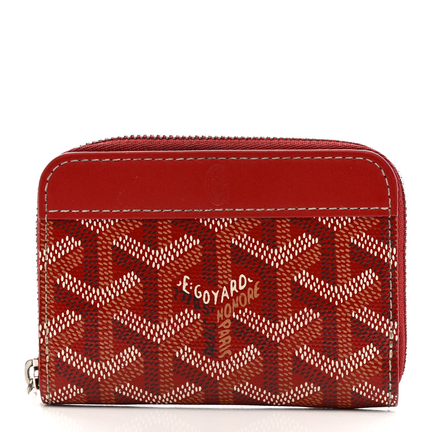 Goyard Goyardine Compact Wallet Red 1807810 – FASHIONPHILE