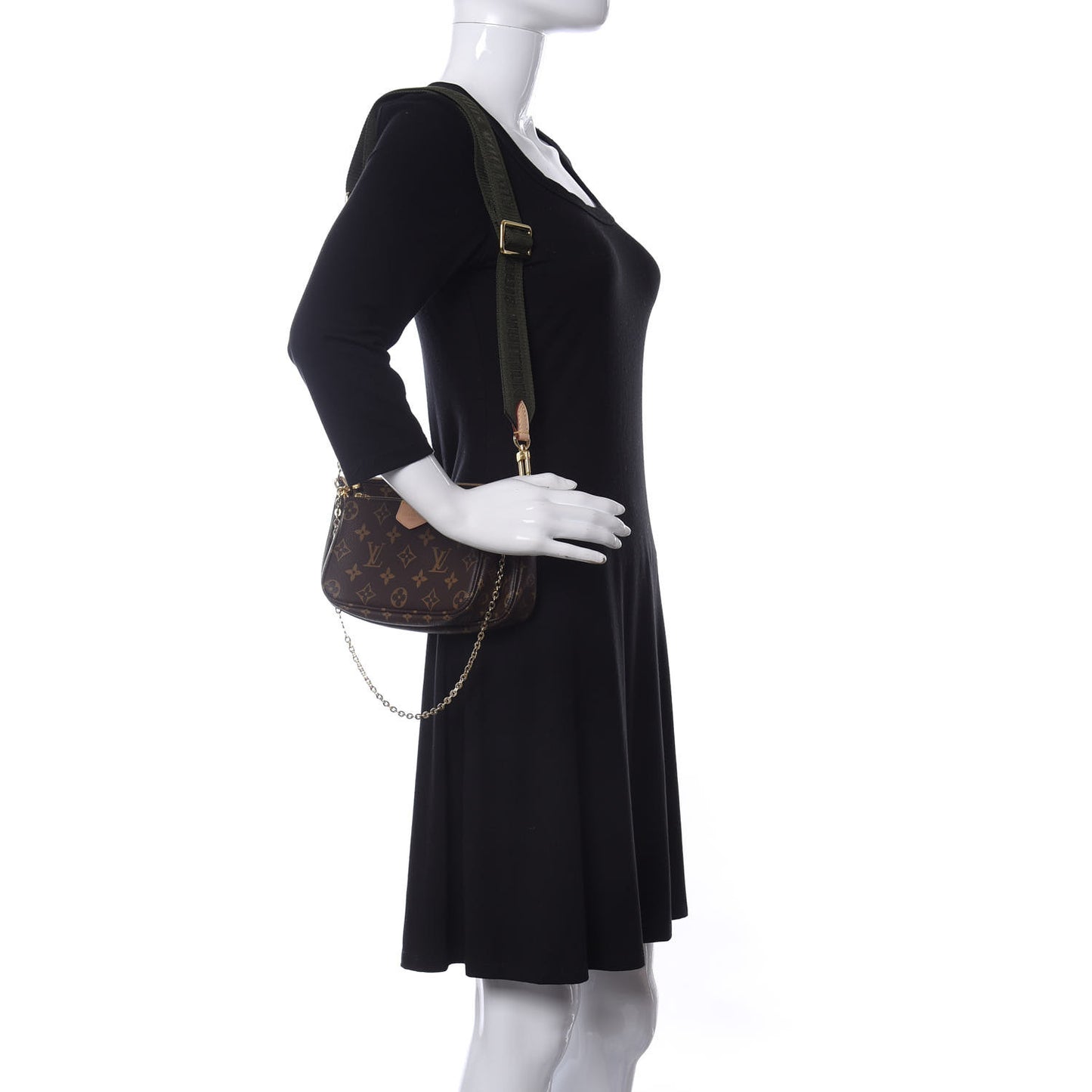 Monogram Multi Pochette Accessories Kaki