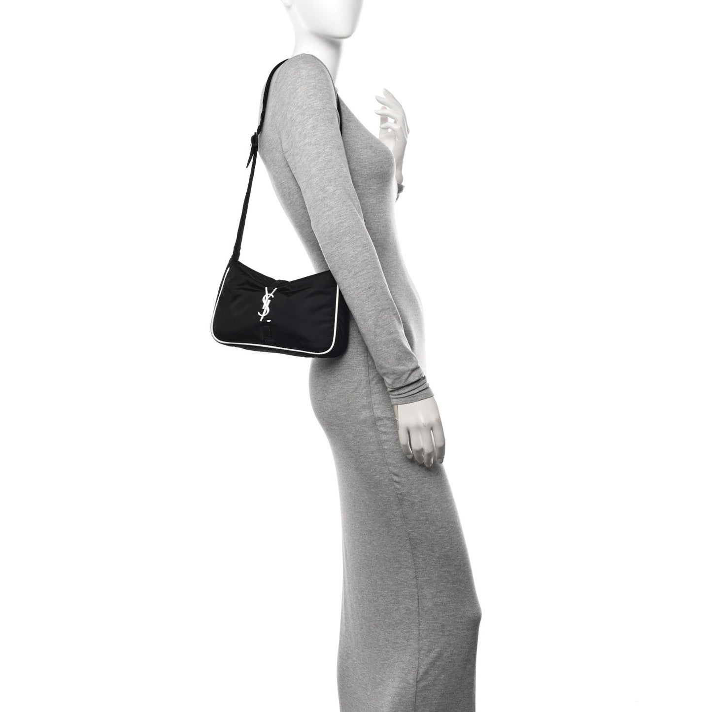 Econyl Nylon Le 5 A 7 Hobo Black White