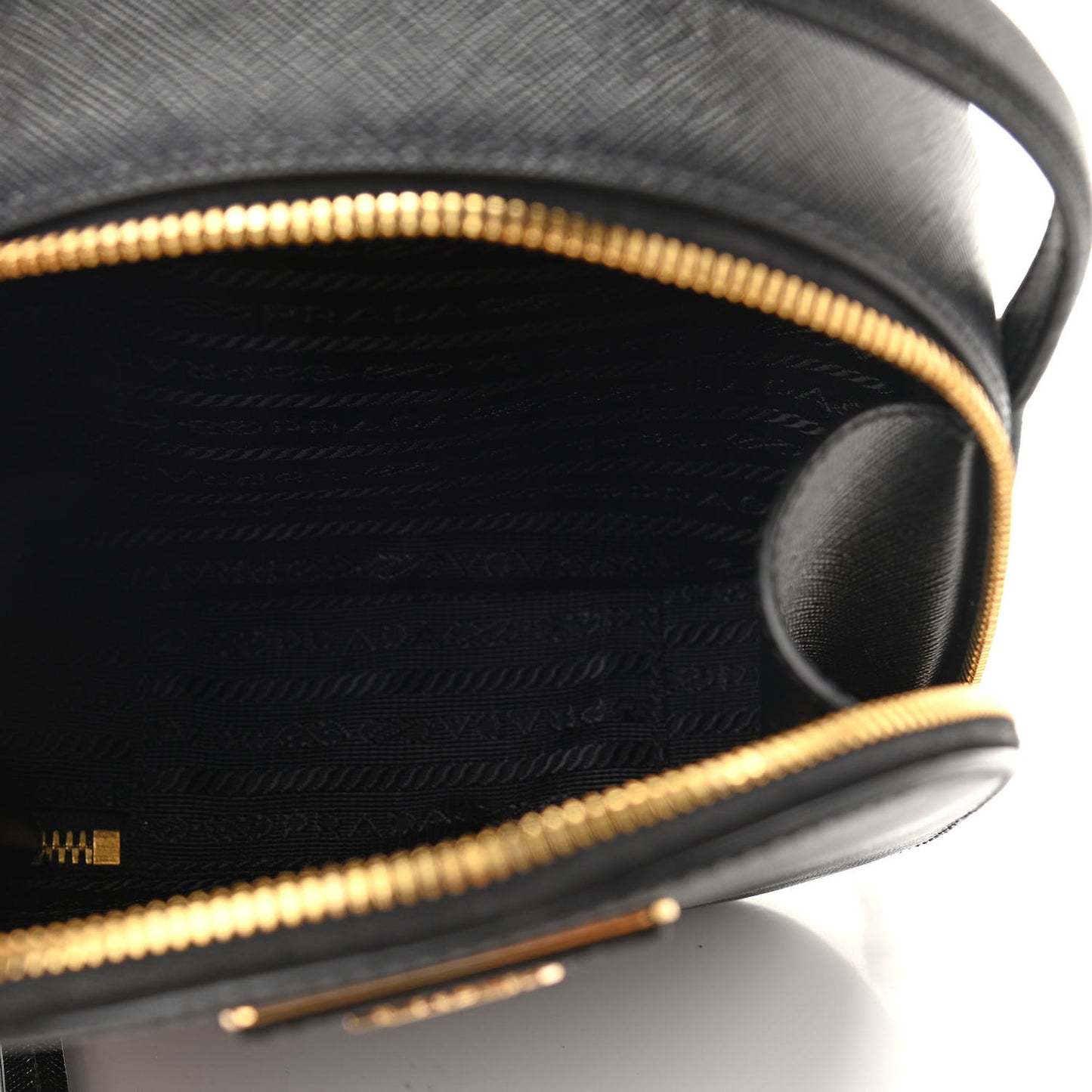 Saffiano Lux Mini Odette Backpack Black