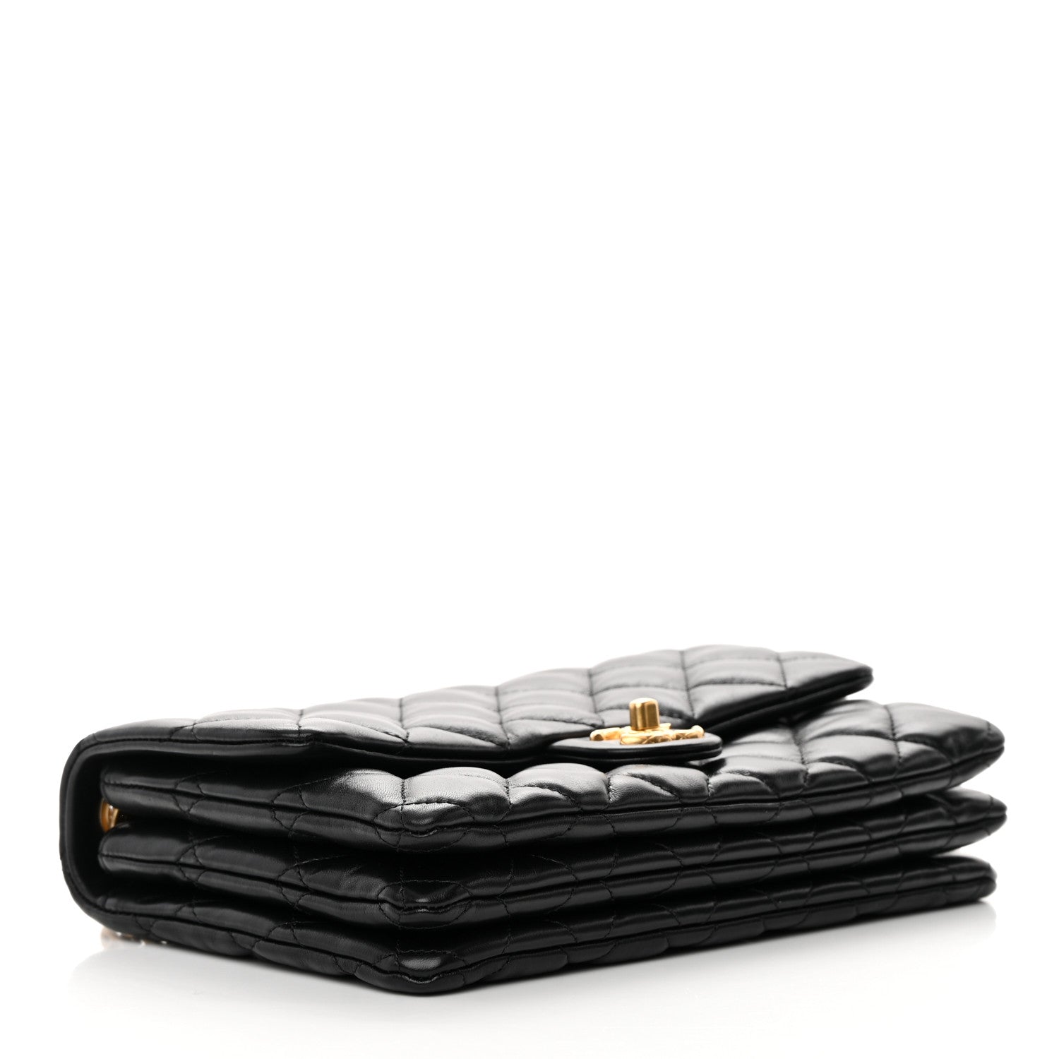 Chanel Lambskin Quilted Medium Pillow Crush Flap Black 4 of 15