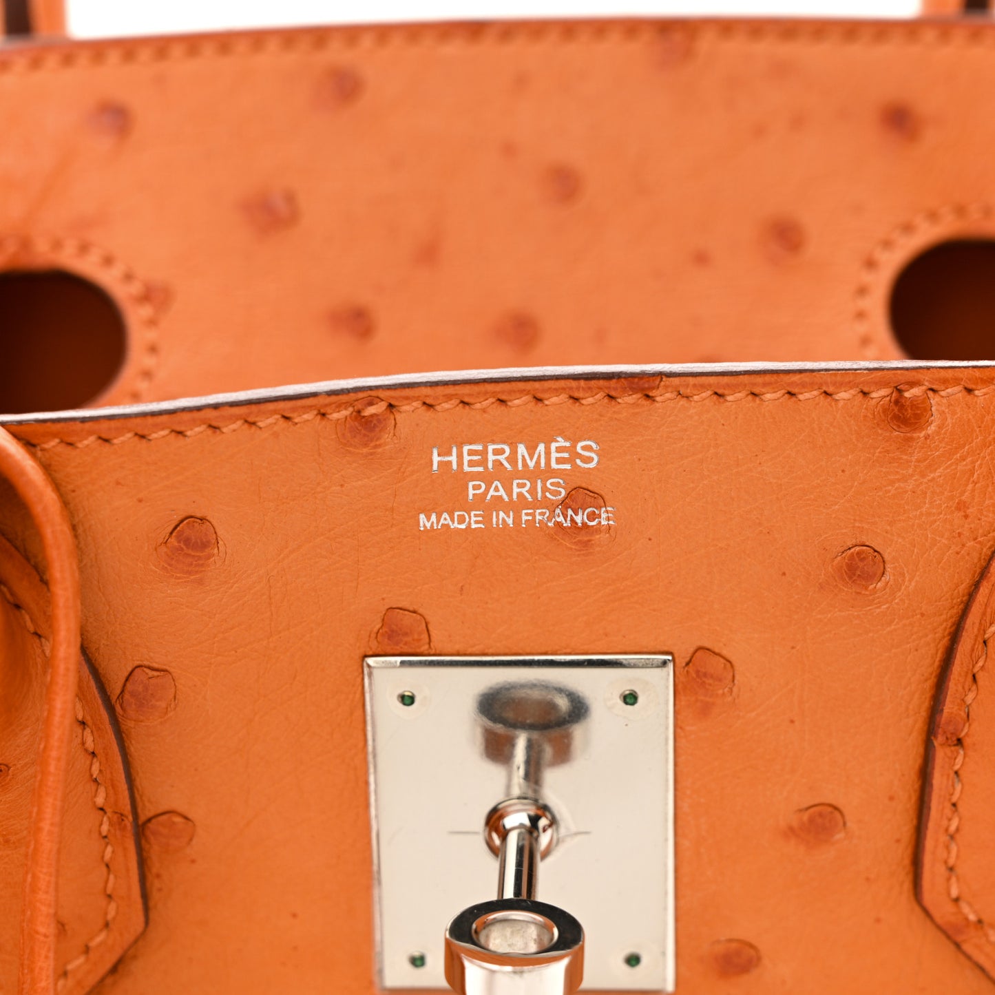 Ostrich Birkin 30 Orange