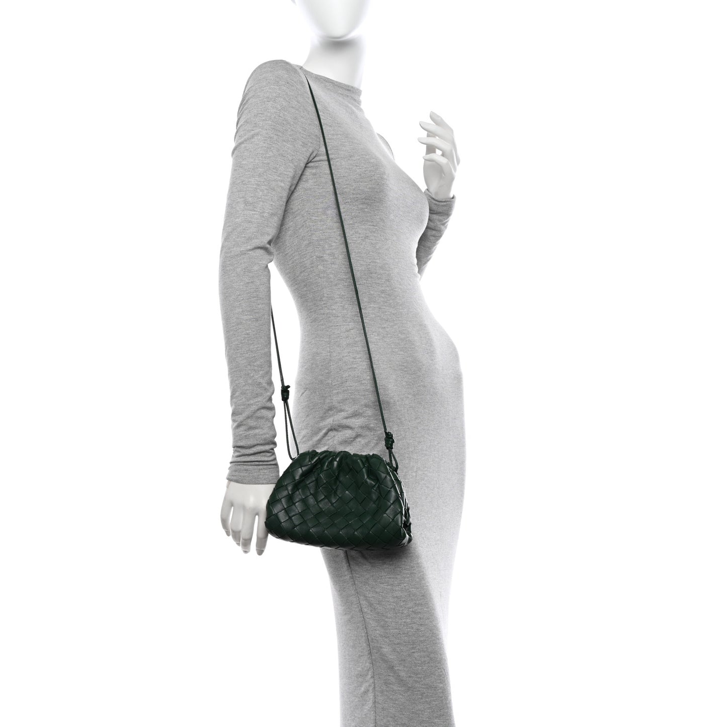 Nappa Intrecciato The Mini Pouch Raintree