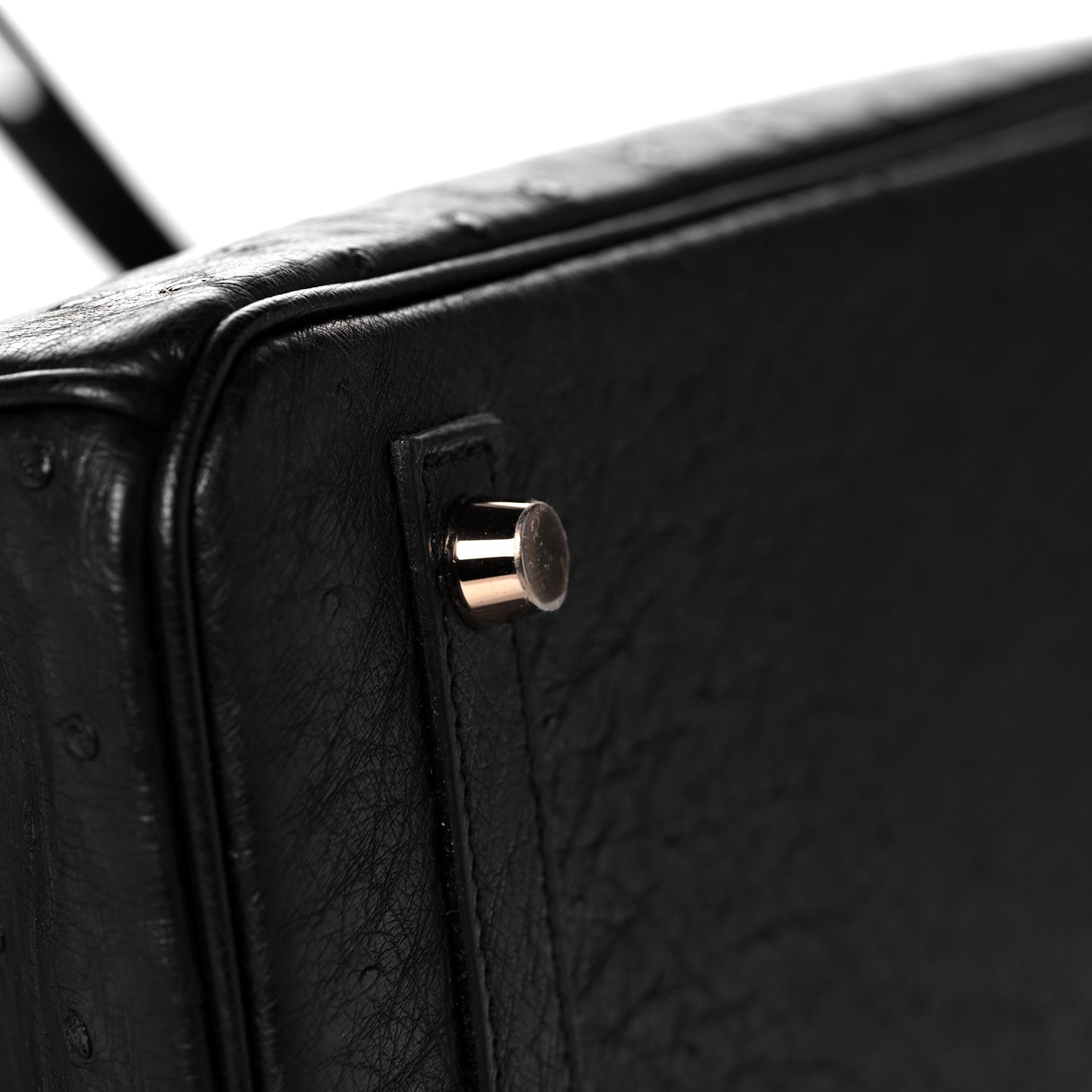 Hermes Ostrich Birkin 30 Black 9 of 34