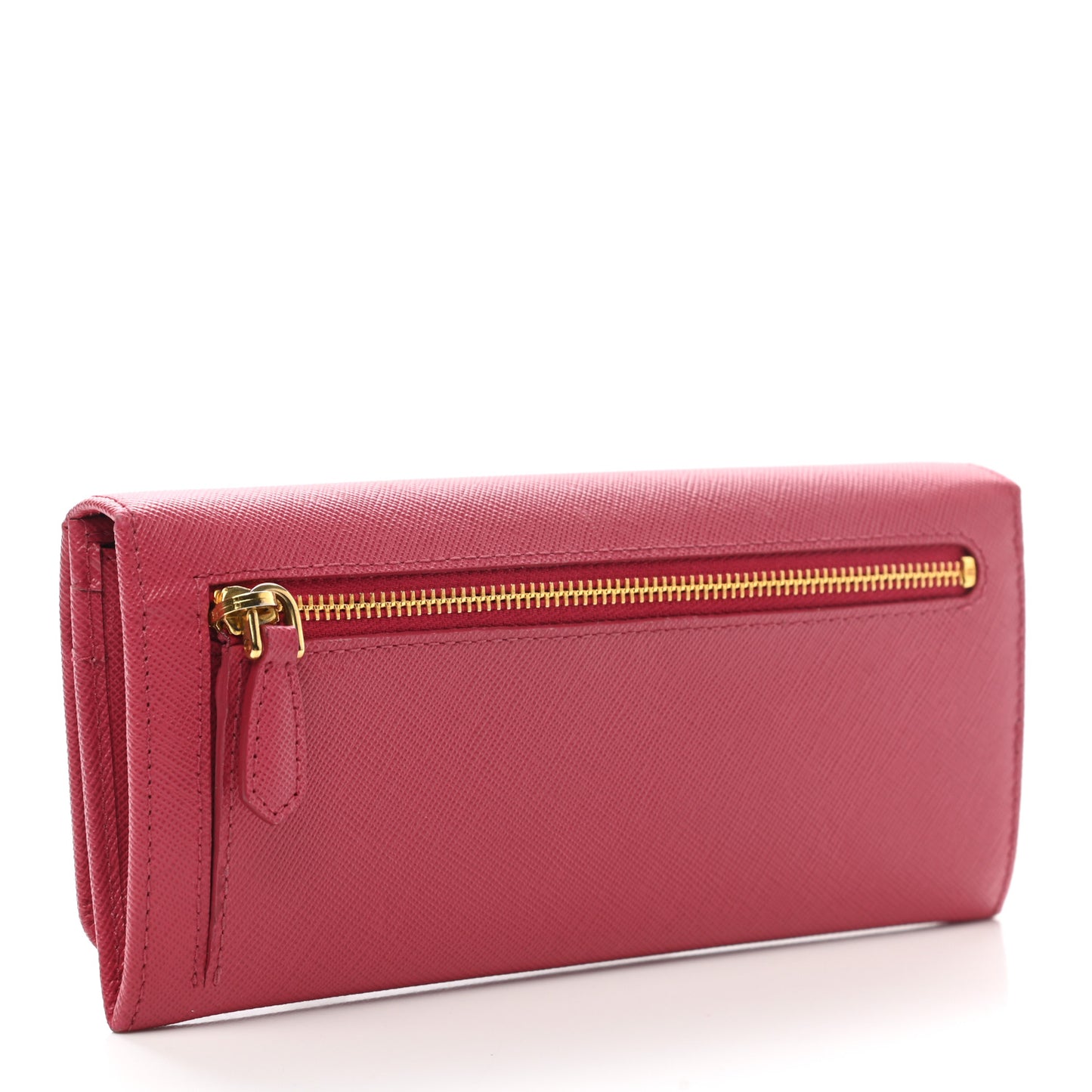 Saffiano Fiocco Bow Continental Wallet Peonia