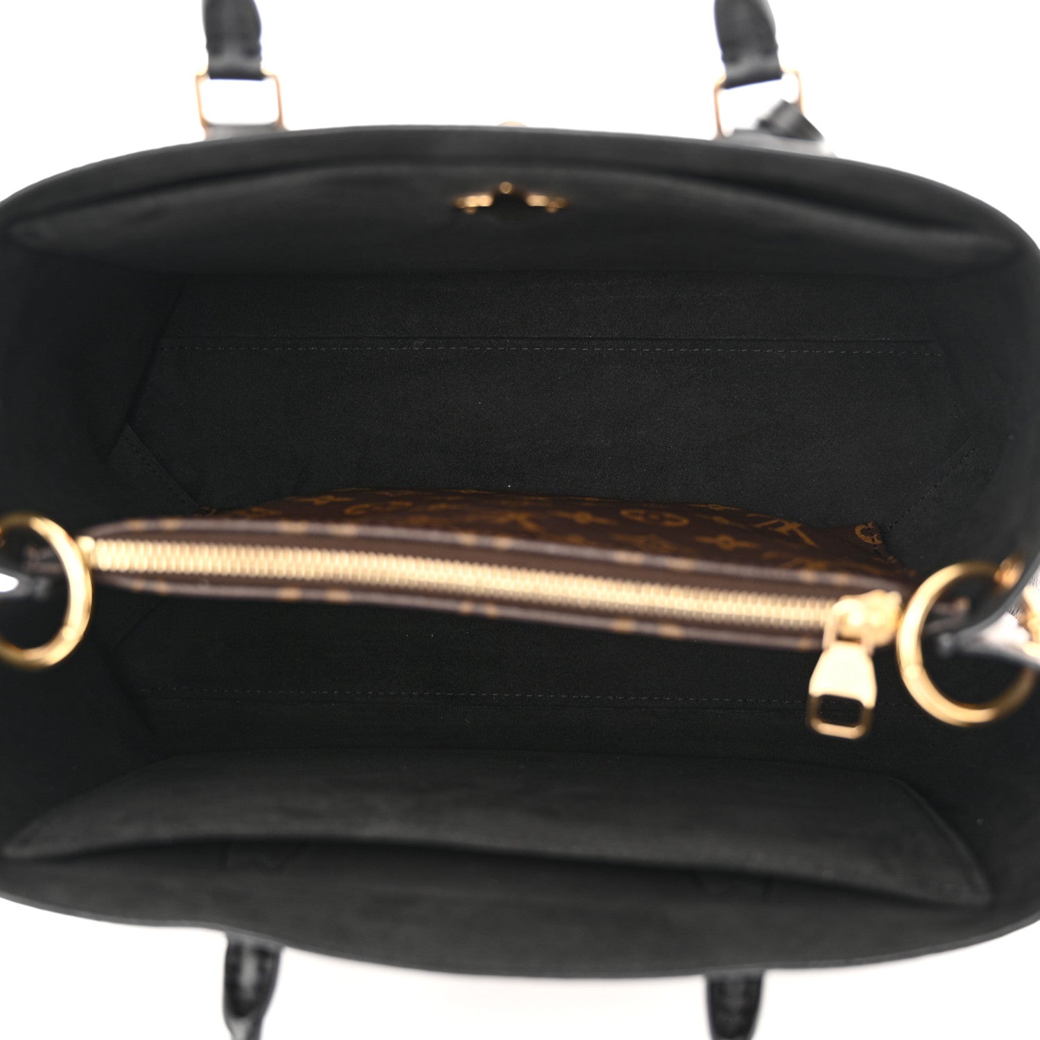 Louis Vuitton Monogram Flower Tote Black 5 of 11