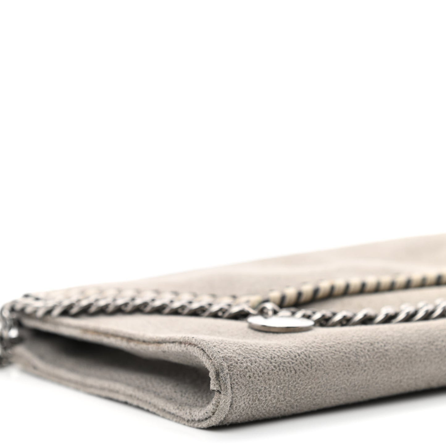Shaggy Deer Falabella Mini Crossbody Bag Light Grey