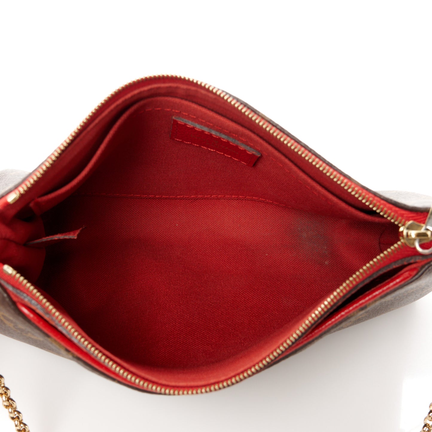 Monogram Pallas Clutch Cherry
