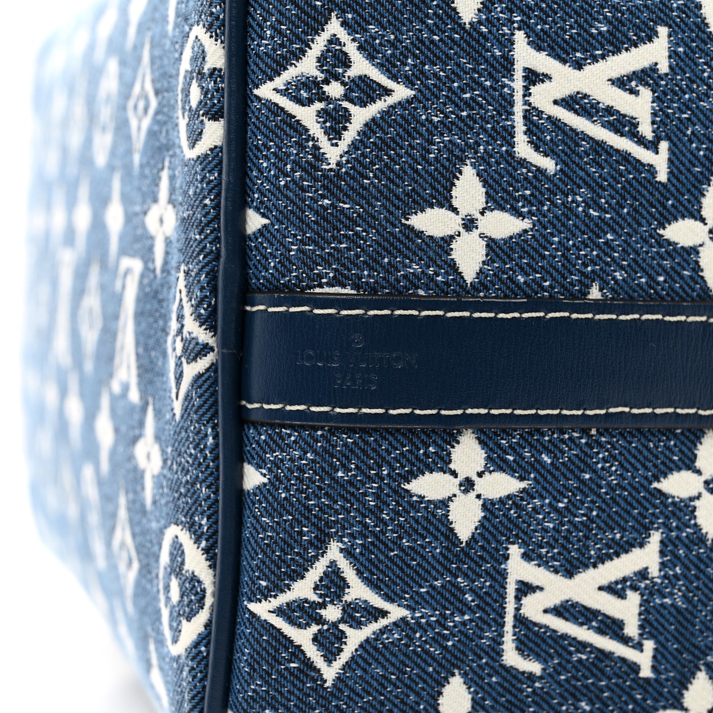 Monogram Jacquard Denim Speedy Bandouliere 25 Bleu