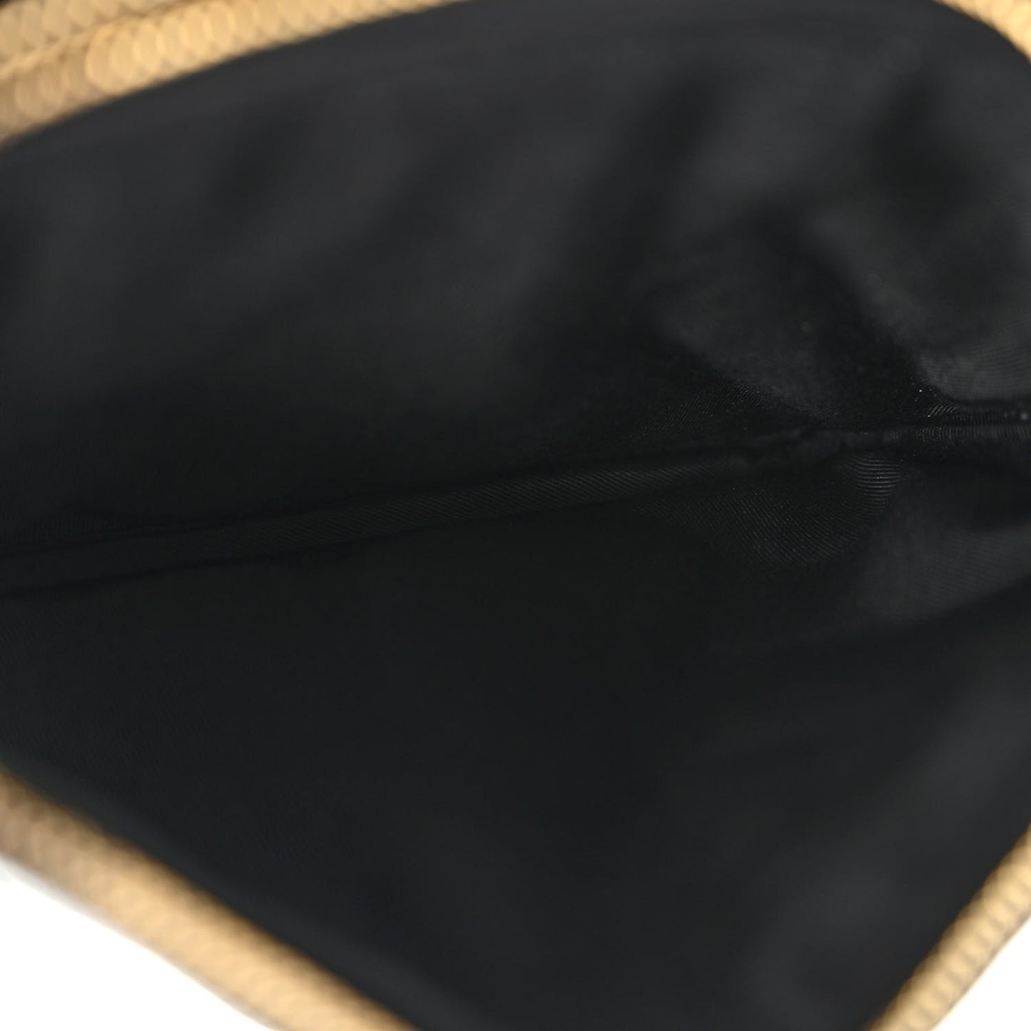 Shiny Lambskin Quilted Medium Double Case With Strap Black