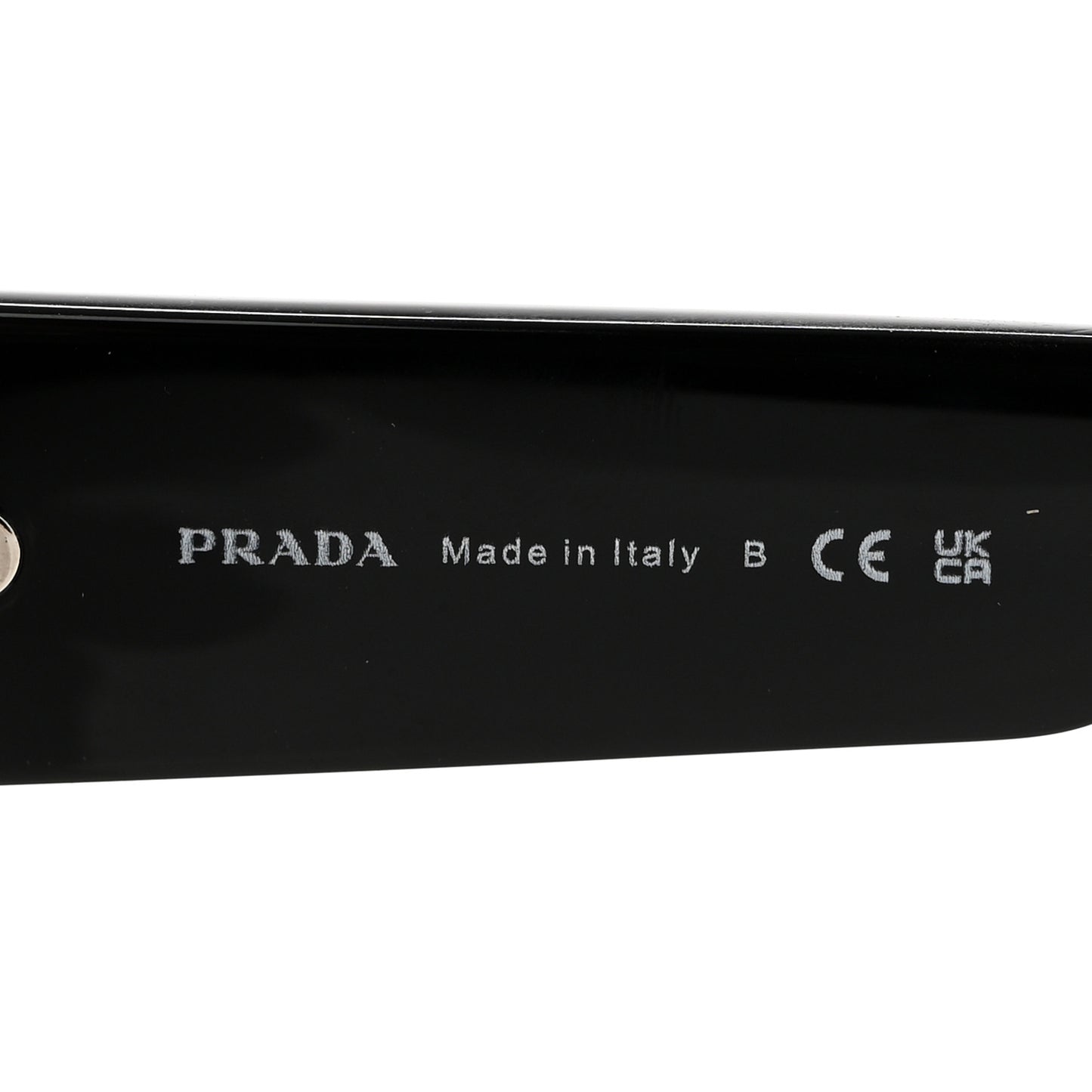 Acetate Sunglasses with Prada Logo SPR A07 Slate Gray
